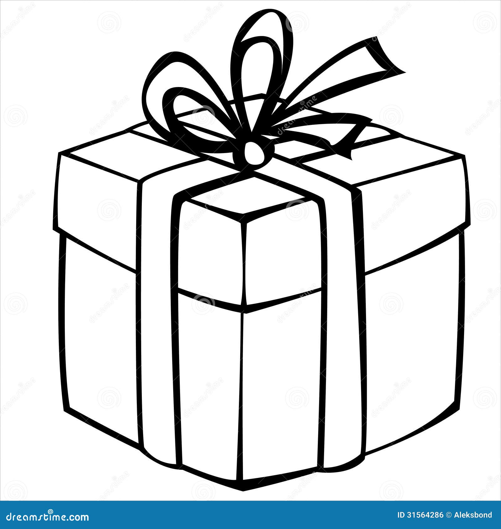 gift clipart black and white free - photo #36