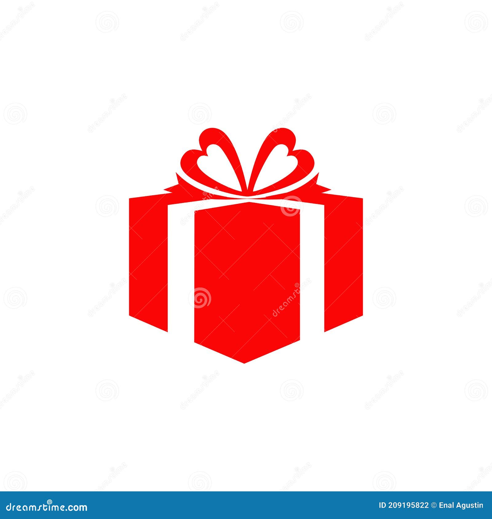 Gift Box Logo Design Template Stock Vector Illustration of design, shop 209195822