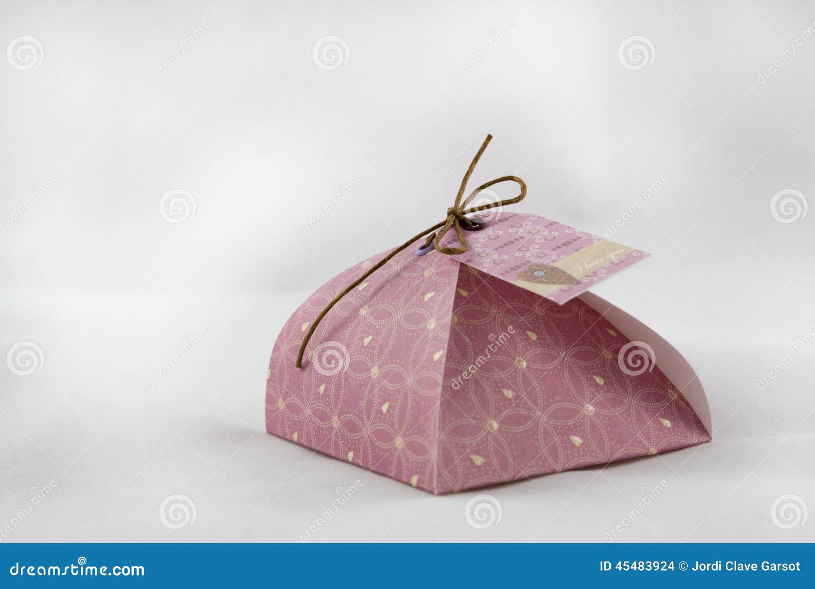 Gift box, made of paper stock photo. Image of handcrafted 45483924