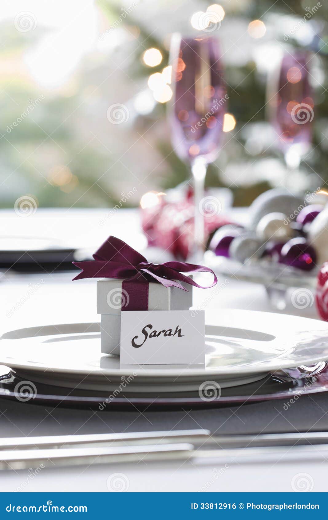 Gift Box With Name Tag On Dining Table Stock Photo Image Of Still gift-box-with-name-tag-on-dining-table-stock-photo-image-of-still