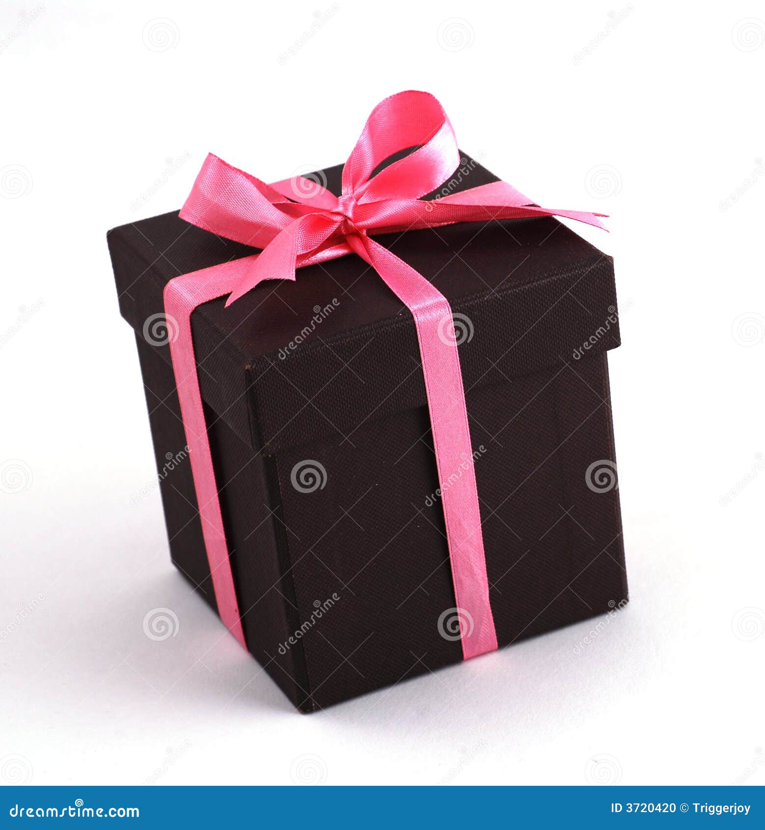 Gift Box with Pink ribbons stock photo. Image of bridal 3720420