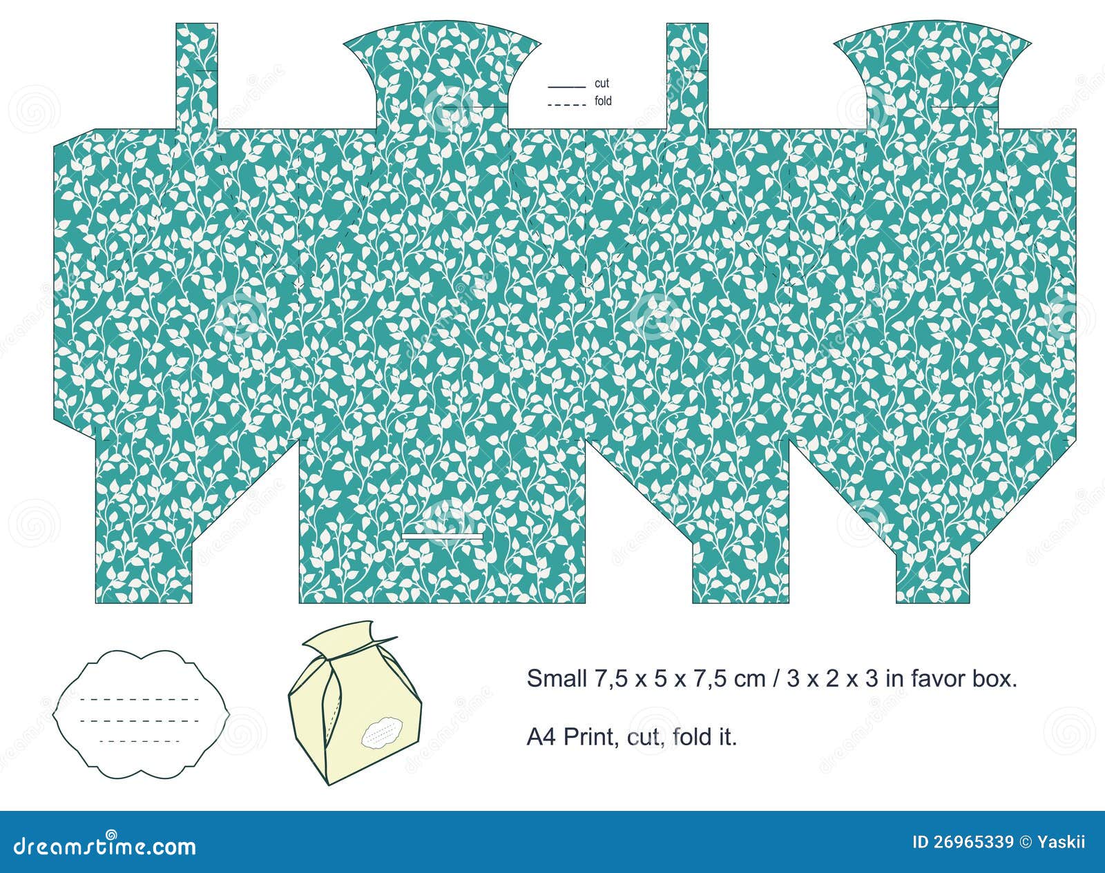 Gift box template stock vector. Illustration of branding - 26965339