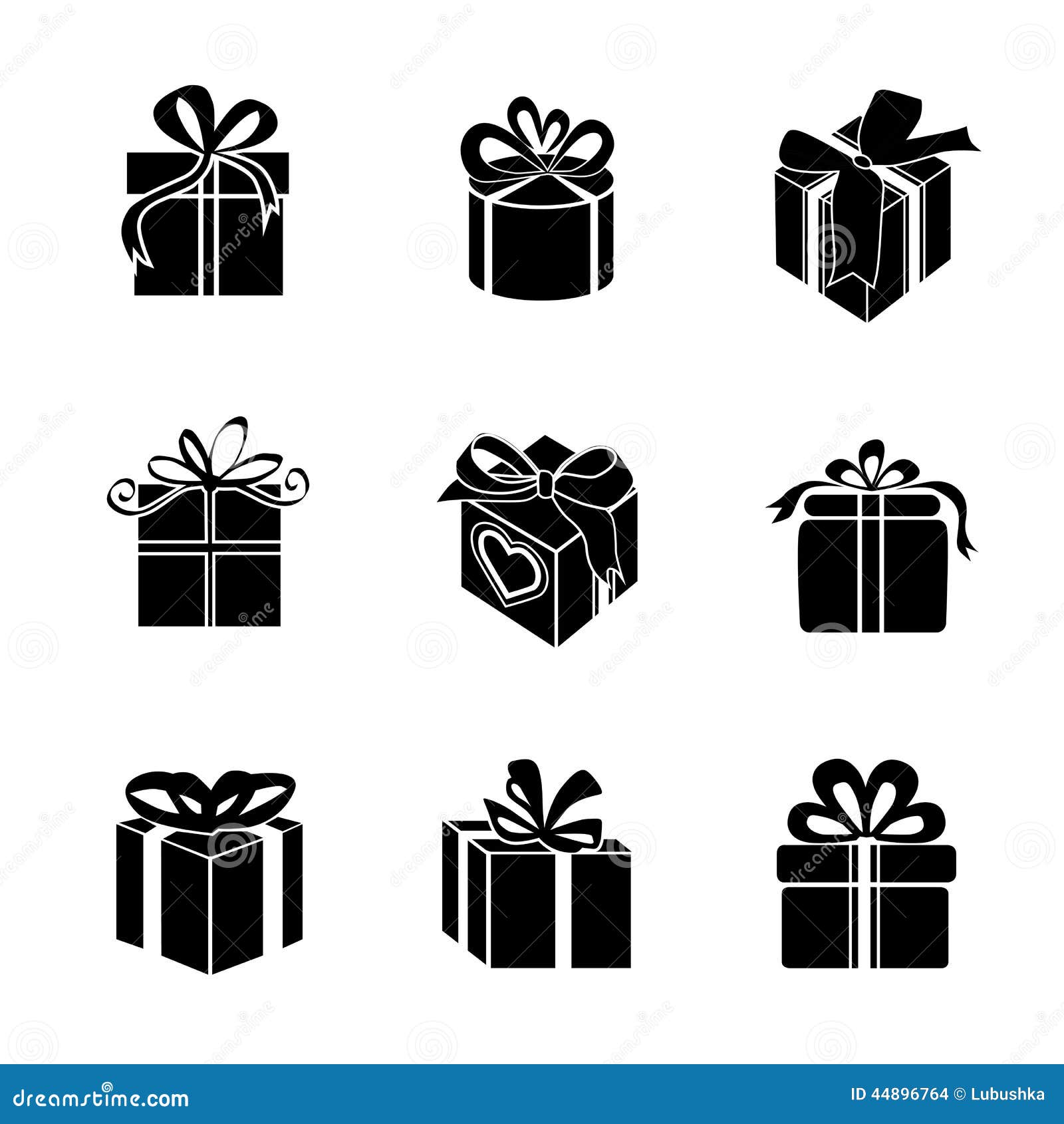 Gift box stock vector. Illustration of object, pack, isolated 44896764