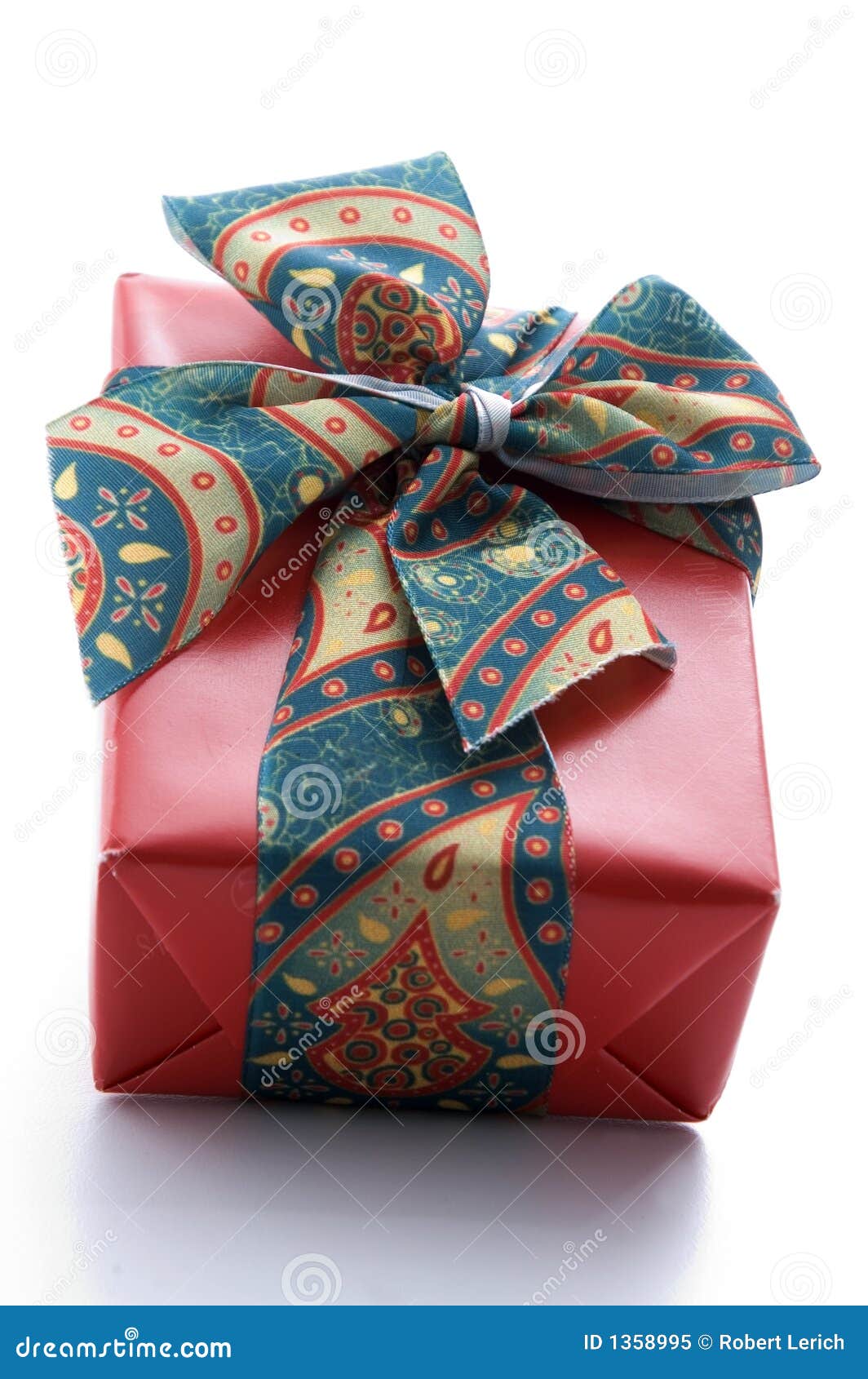 Wrapped gift boxes with ribbons and bow and flowers