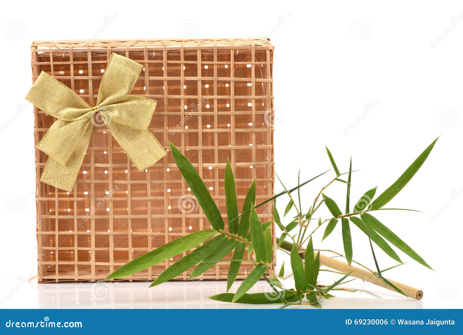 Gift boxes made of bamboo stock photo. Image of home 69230006
