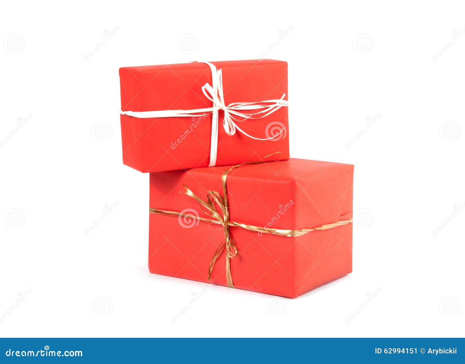 Gift Boxes on White Background Stock Image Image of birthday