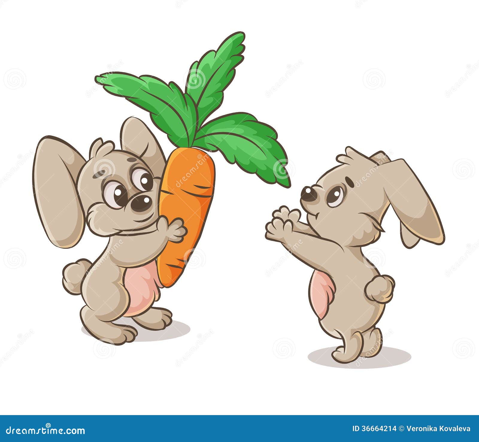 Gift for Bunny stock vector. Illustration of design, april 36664214