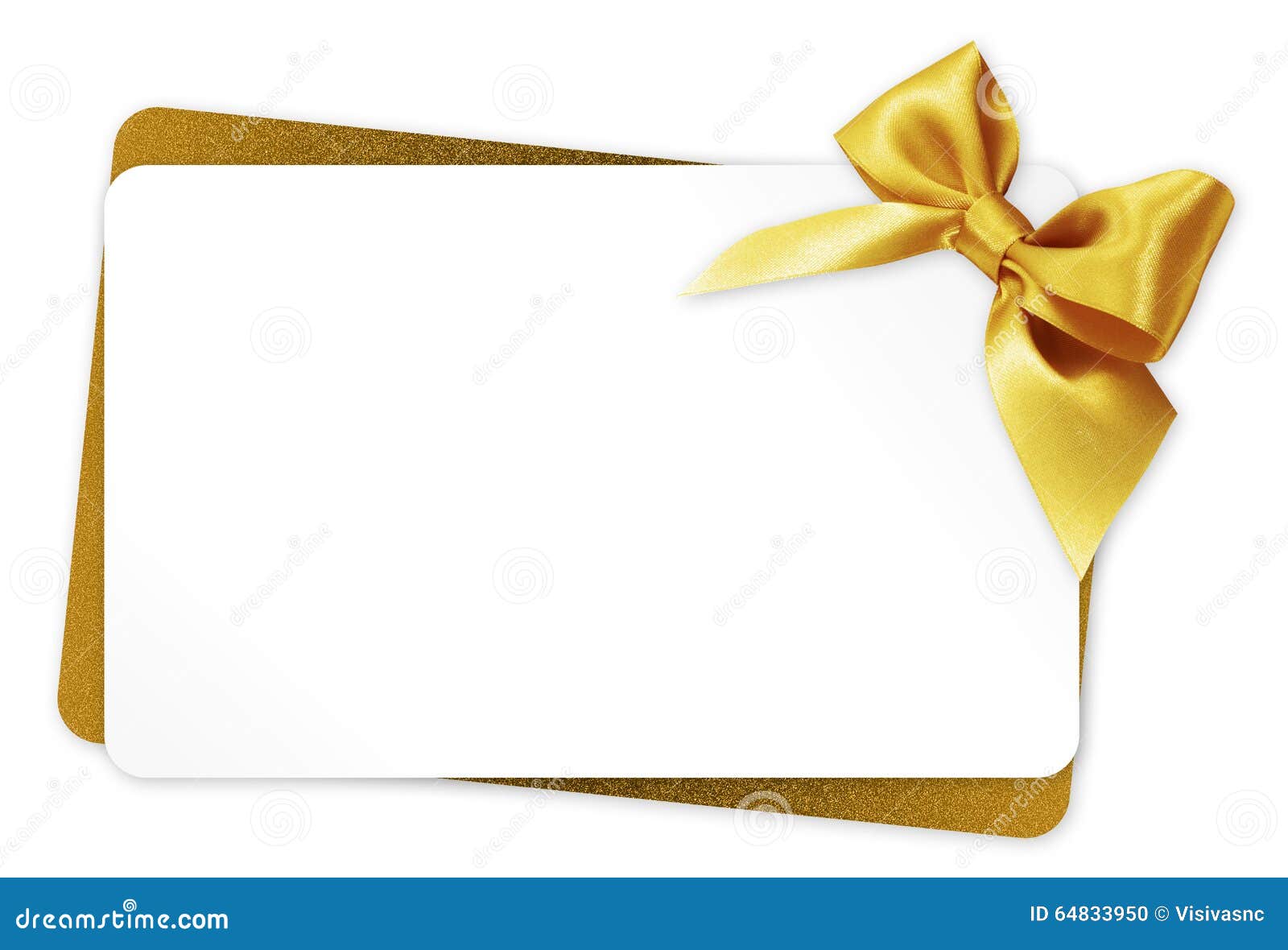 Gold gift ribbon Royalty Free Vector Image - VectorStock