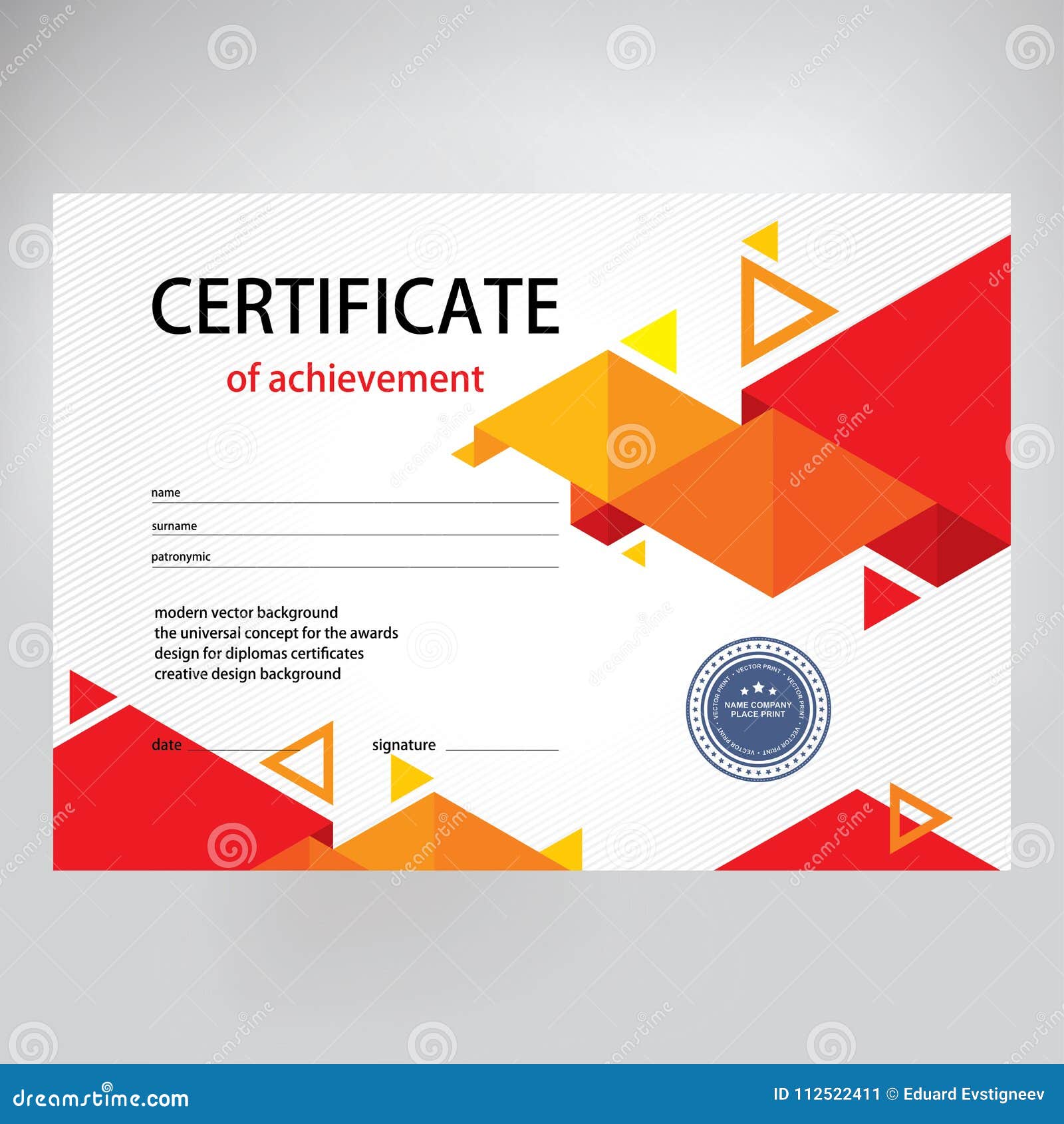 modern certificates design magdalene project org modern certificate design template