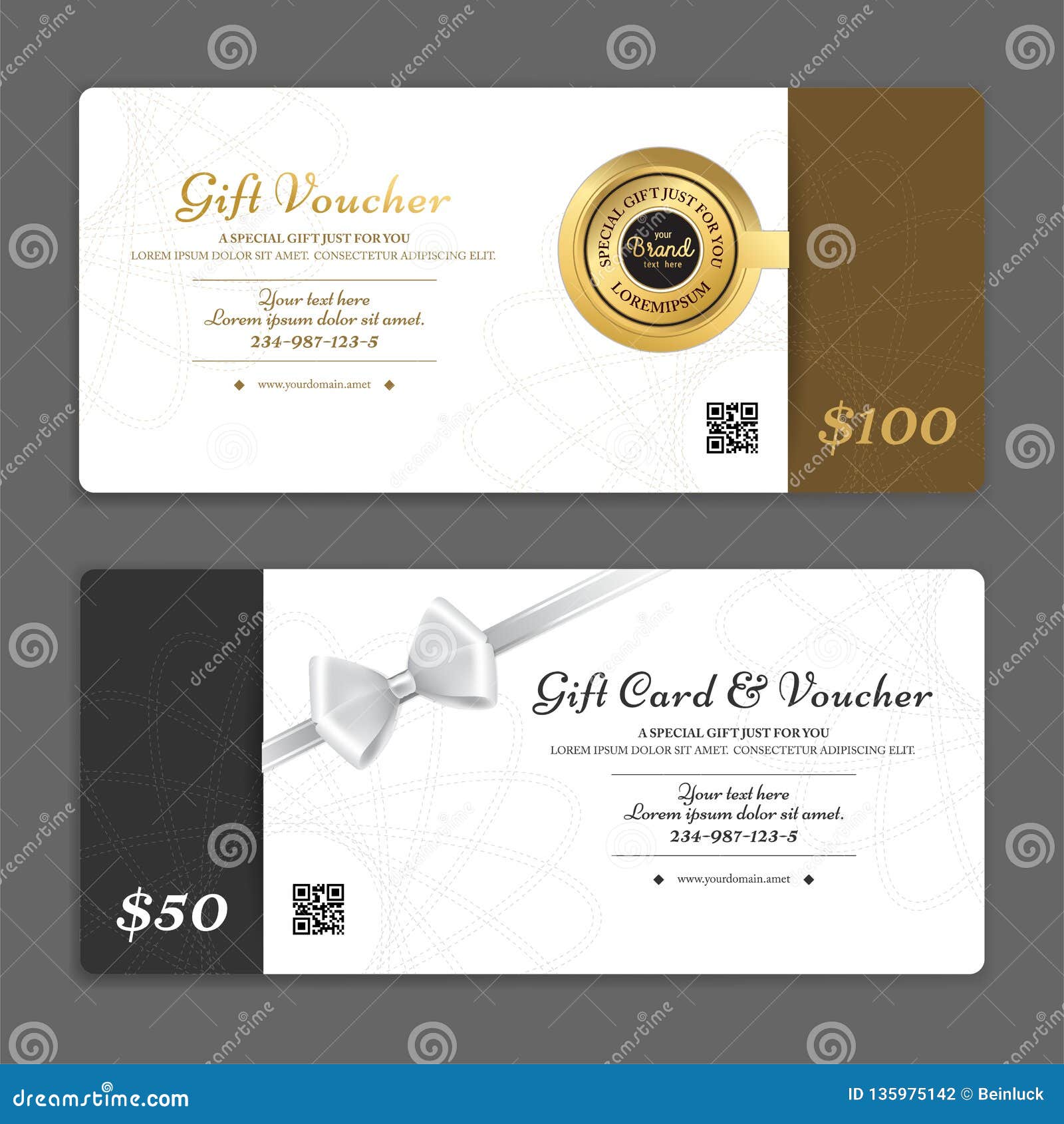 gift certificate voucher gift card or cash coupon template certificate design format