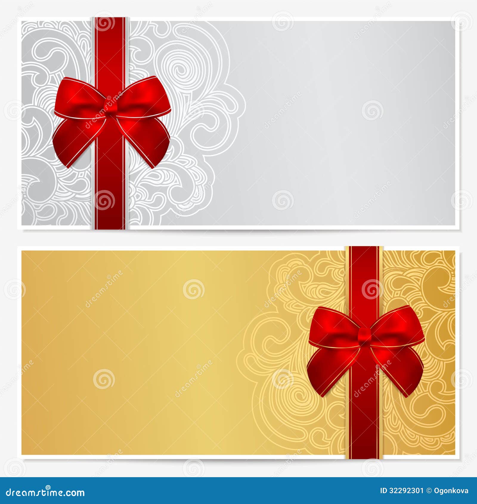 gift certificate (voucher, coupon) template