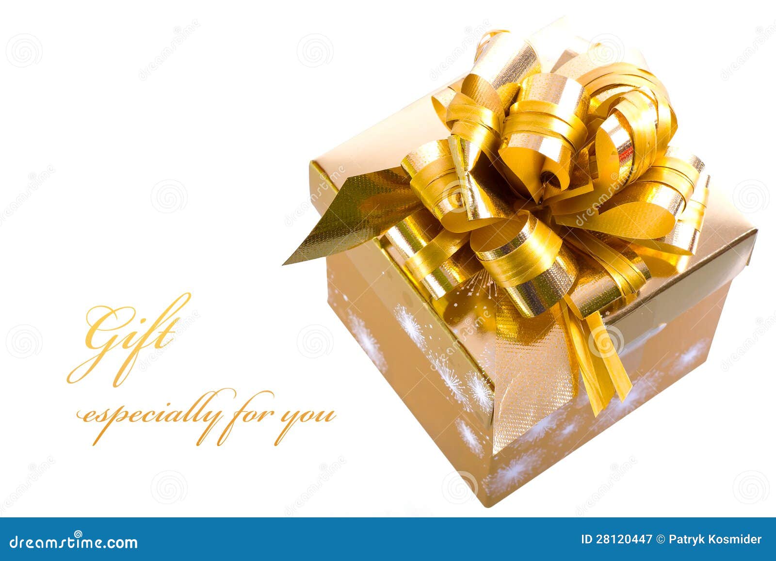 Gift especially for you stock image. Image of gold, decor 28120447