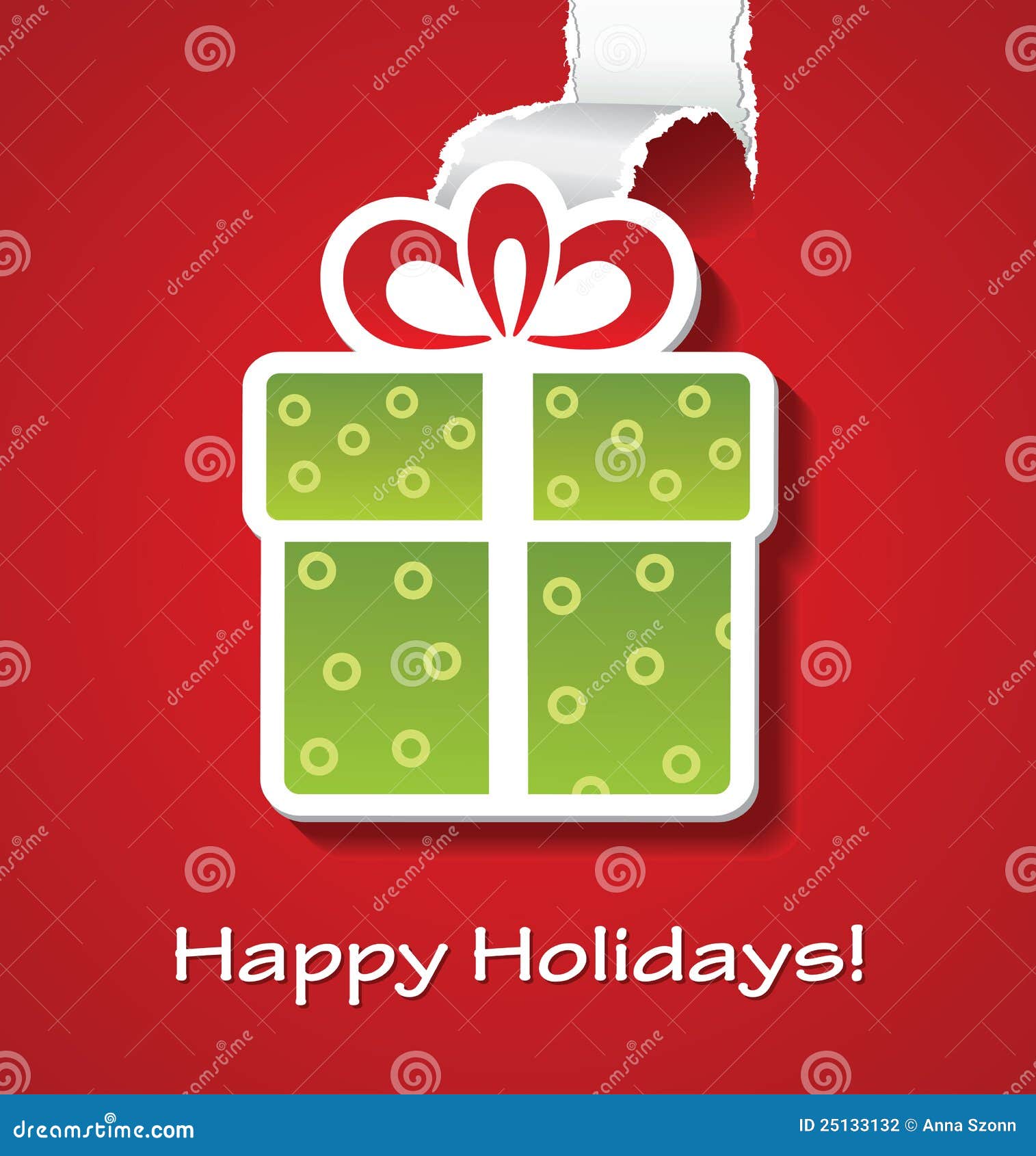 Gift greeting card. stock vector. Illustration of creative 25133132