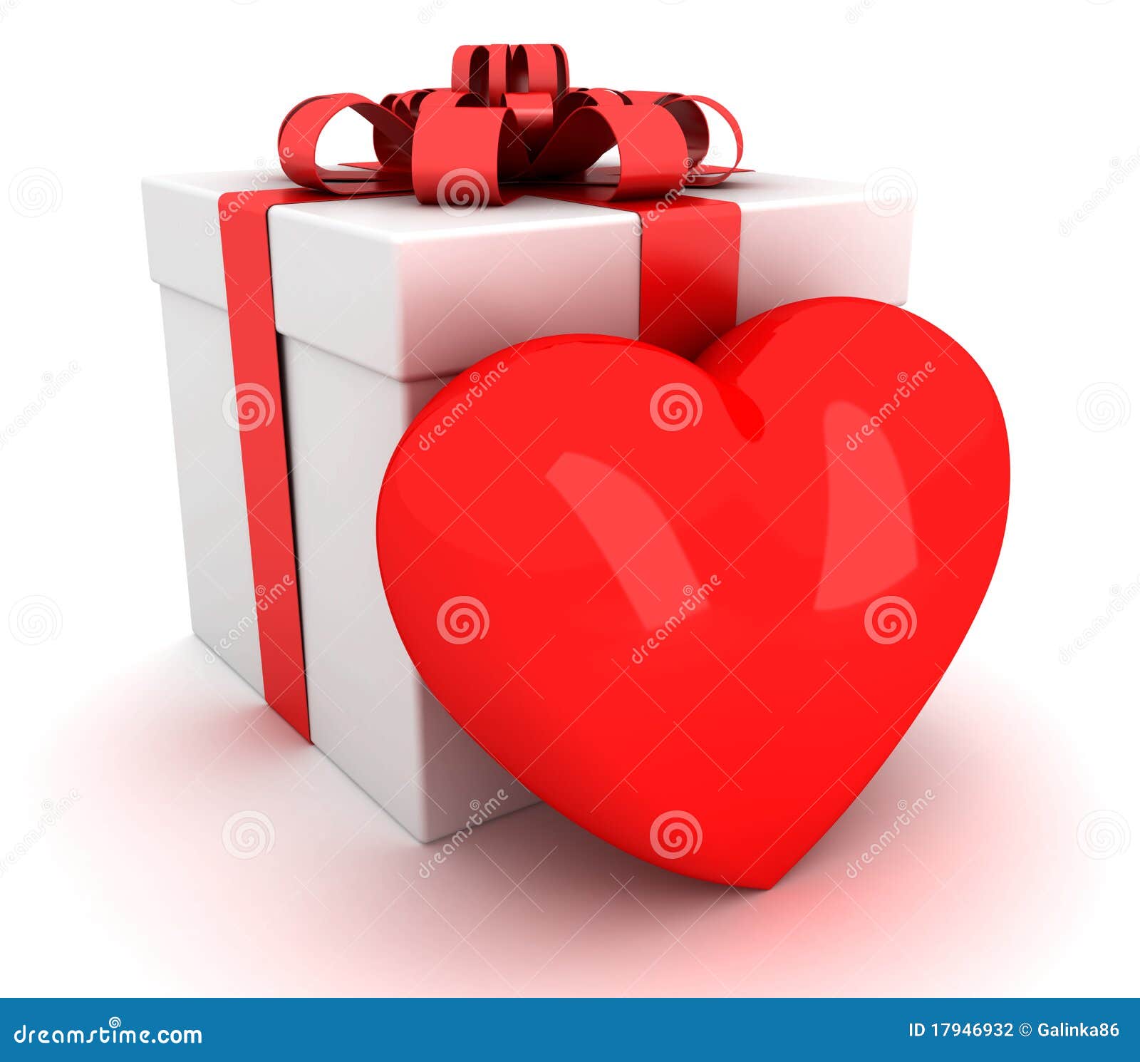 Gift that heart stock illustration. Illustration of concepts 17946932
