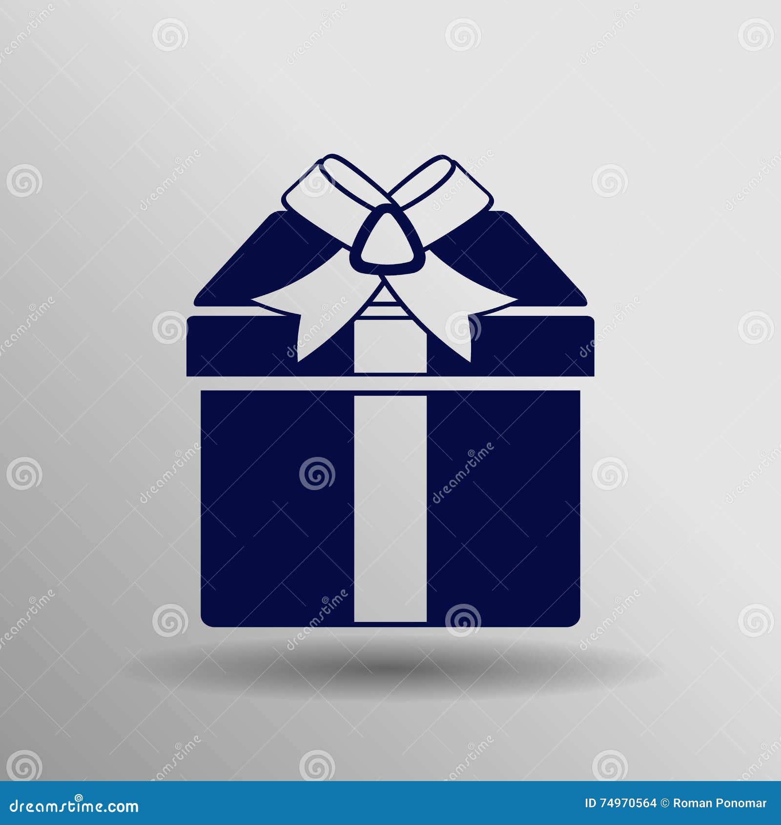 Gift icon stock illustration. Illustration of holiday - 74970564