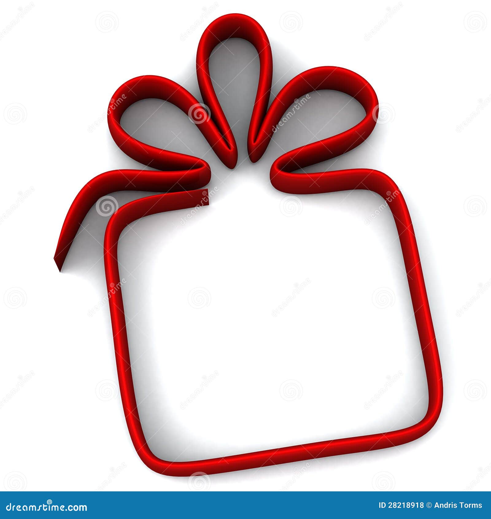 Gift Icon Frame, 3d Royalty Free Stock Photos - Image 