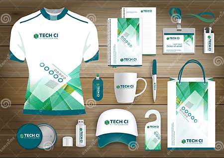 Gift Items Business Corporate Identity, Vector Abstract Color ...