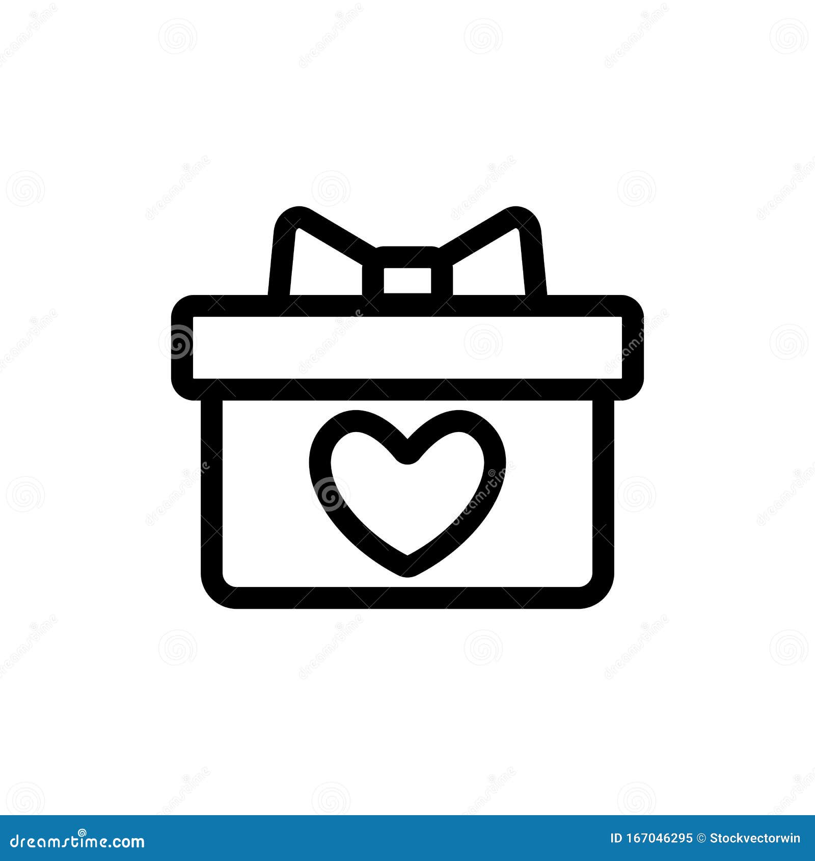 Download Gift In The Package Icon Vector. Isolated Contour Symbol ...