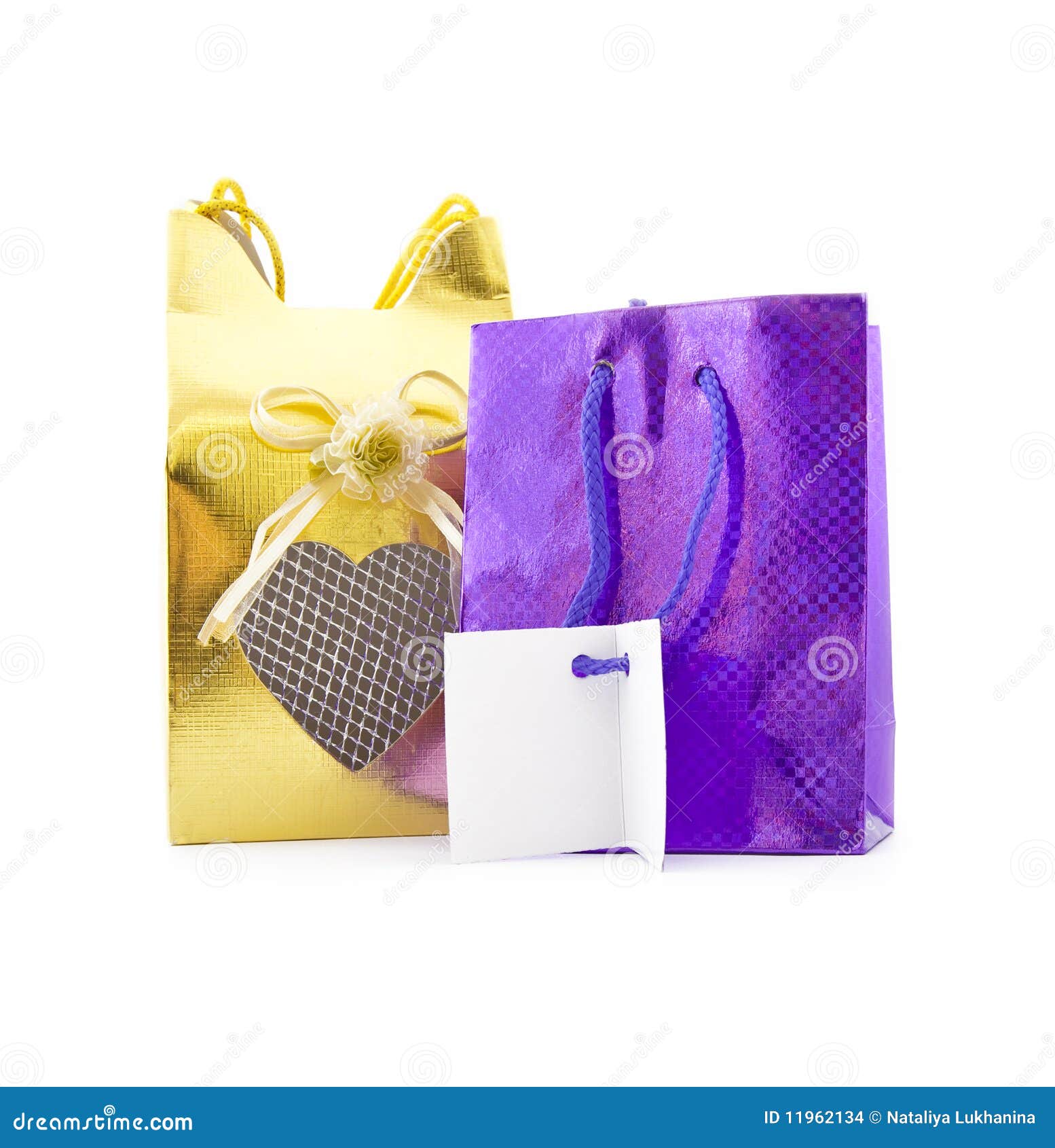 Gift Packages with a Card for Congratulations Stock Photo Image of