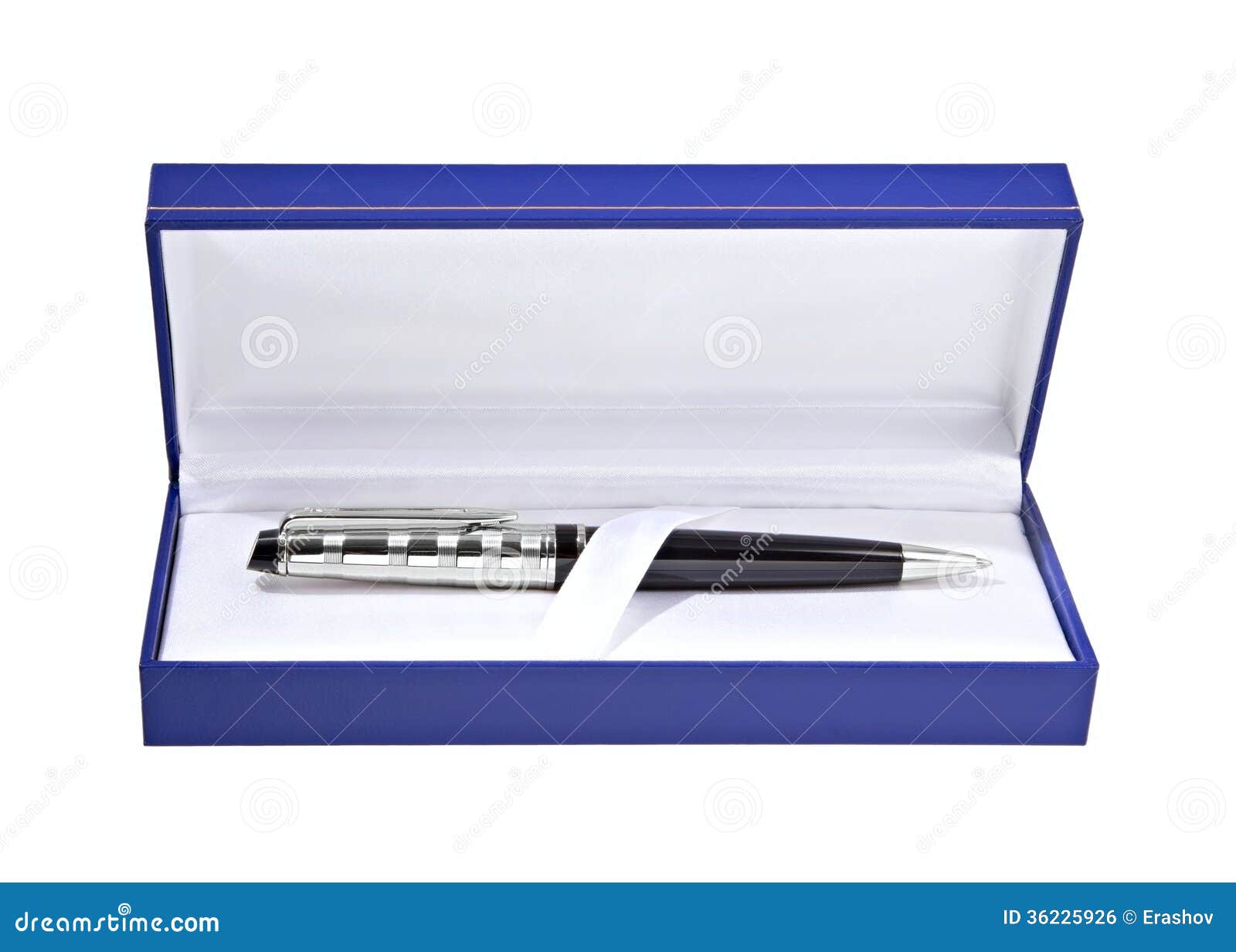 Gift pen in a box stock photo. Image of gift, accessory 36225926