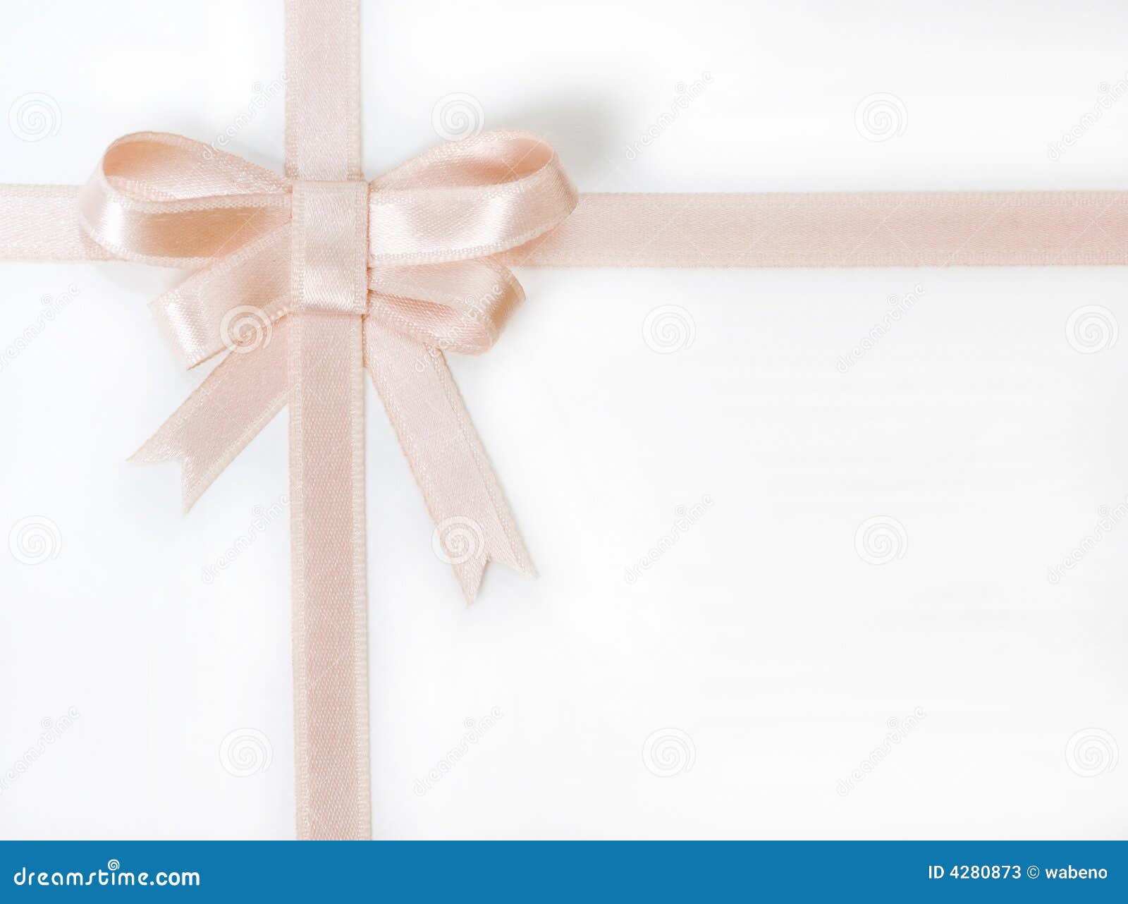 Gift ribbon and bow stock image. Image of festive, give 4280873