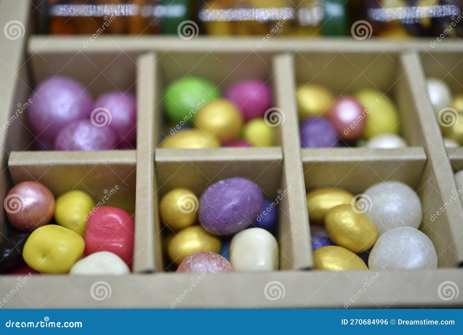 A Gift Set of Sweets and Nuts in Honey. Delicious Sweets Stock Photo