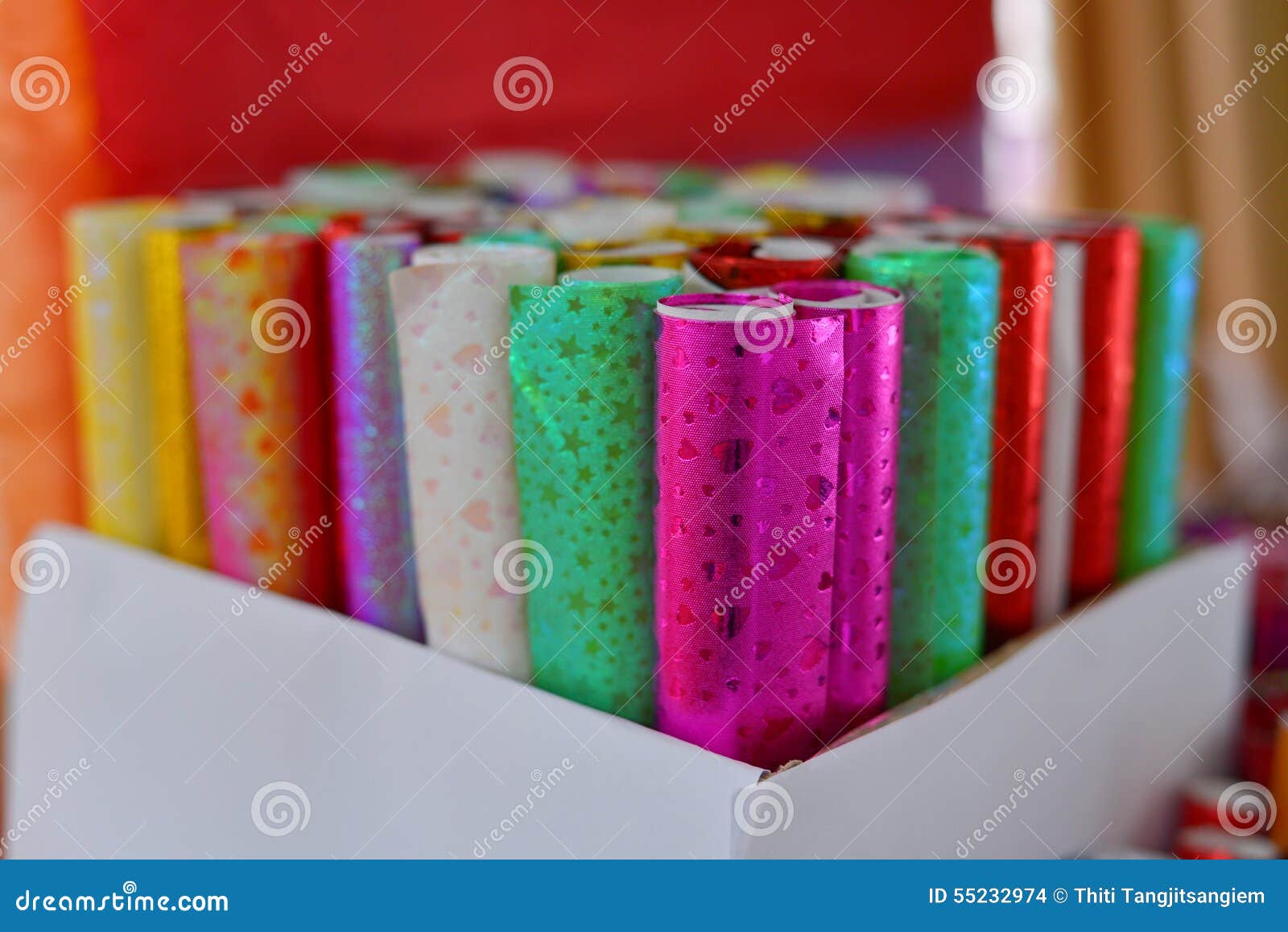 Gift wrap paper stock photo. Image of shiny, happy, cheerful 55232974