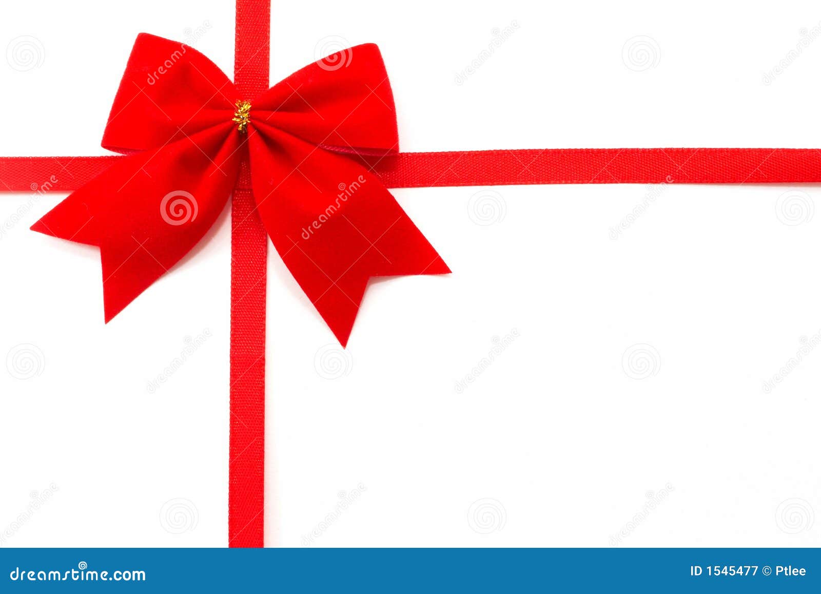 Red Gift Ribbon Bow Isolated On White Background 3d Rendering Stock Photo -  Download Image Now - iStock