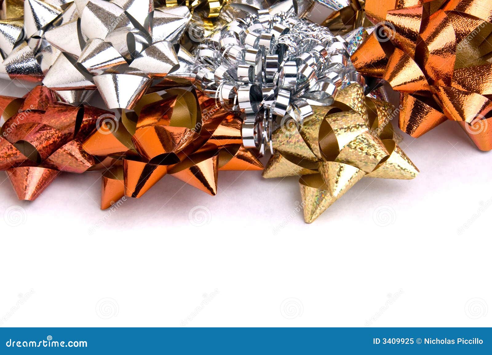 Gift Wrapping Bow Assortment Stock Image Image of christmas, decor