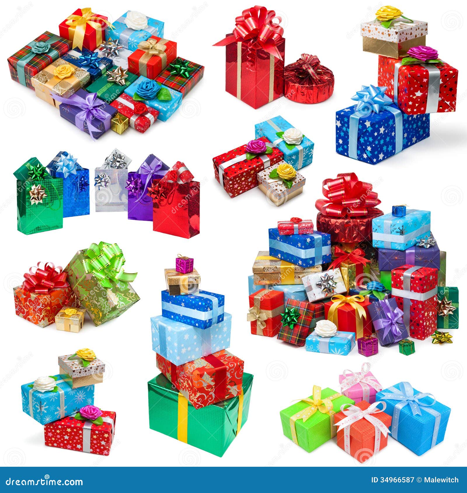 Gifts collection stock image. Image of white, decor, ornate 34966587