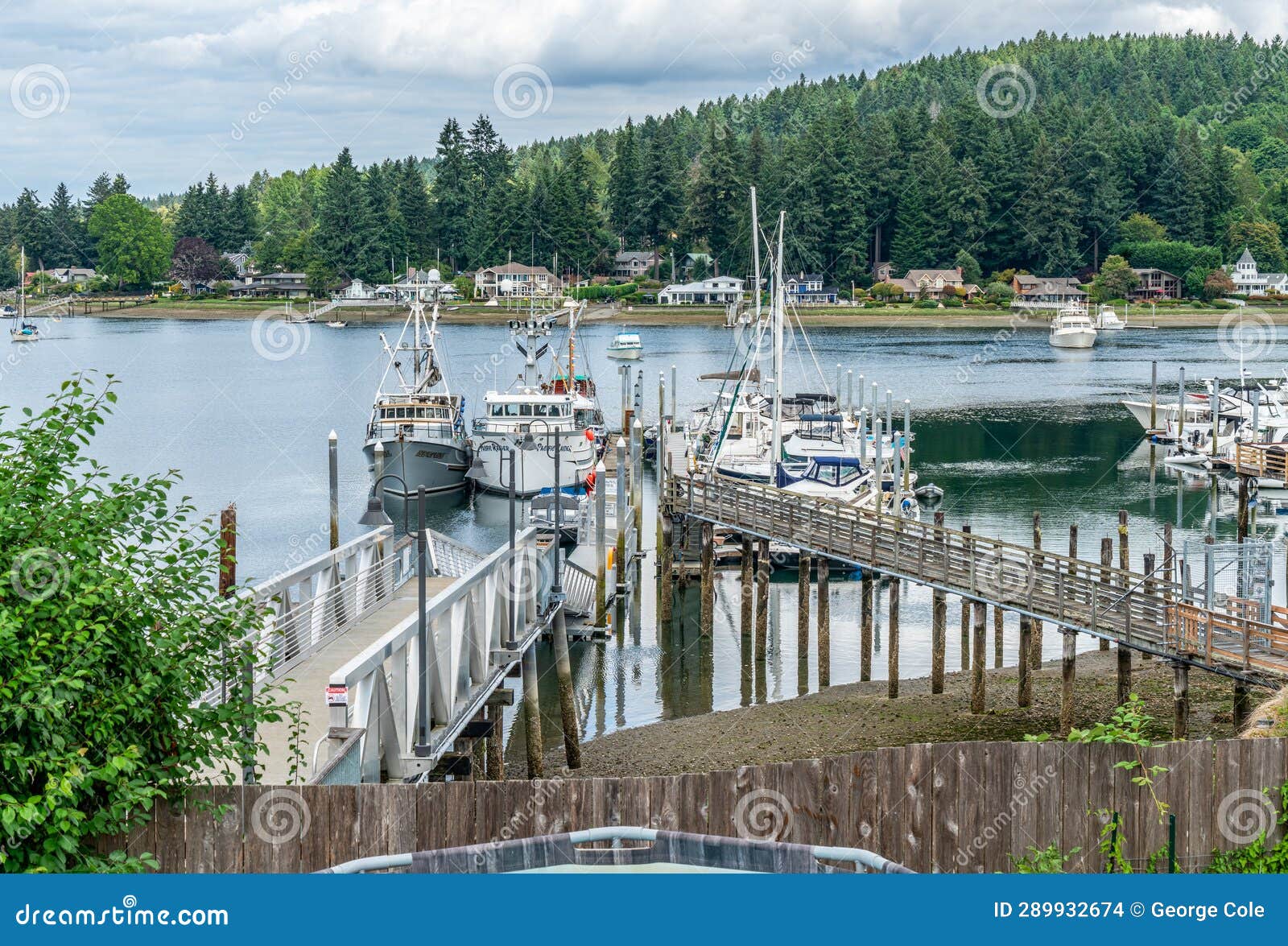 Gig Harbor Docks 2 stock photo. Image of boats, northwest 289932674