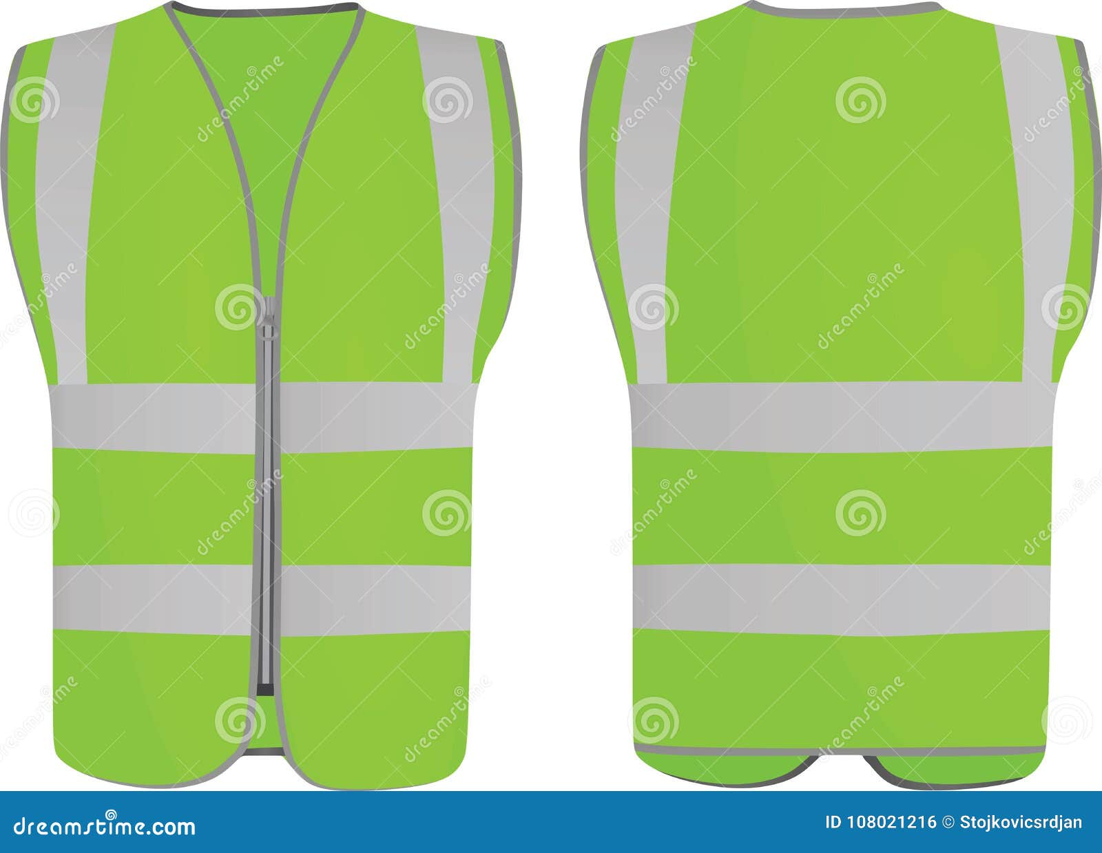 gilet vert sécurité