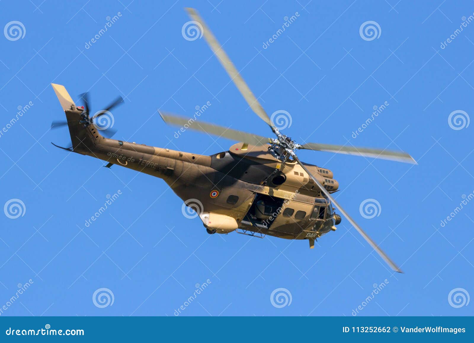 French Army Puma Helicopter Desert Camouflage Editorial Photography Image of aviation: 113252662