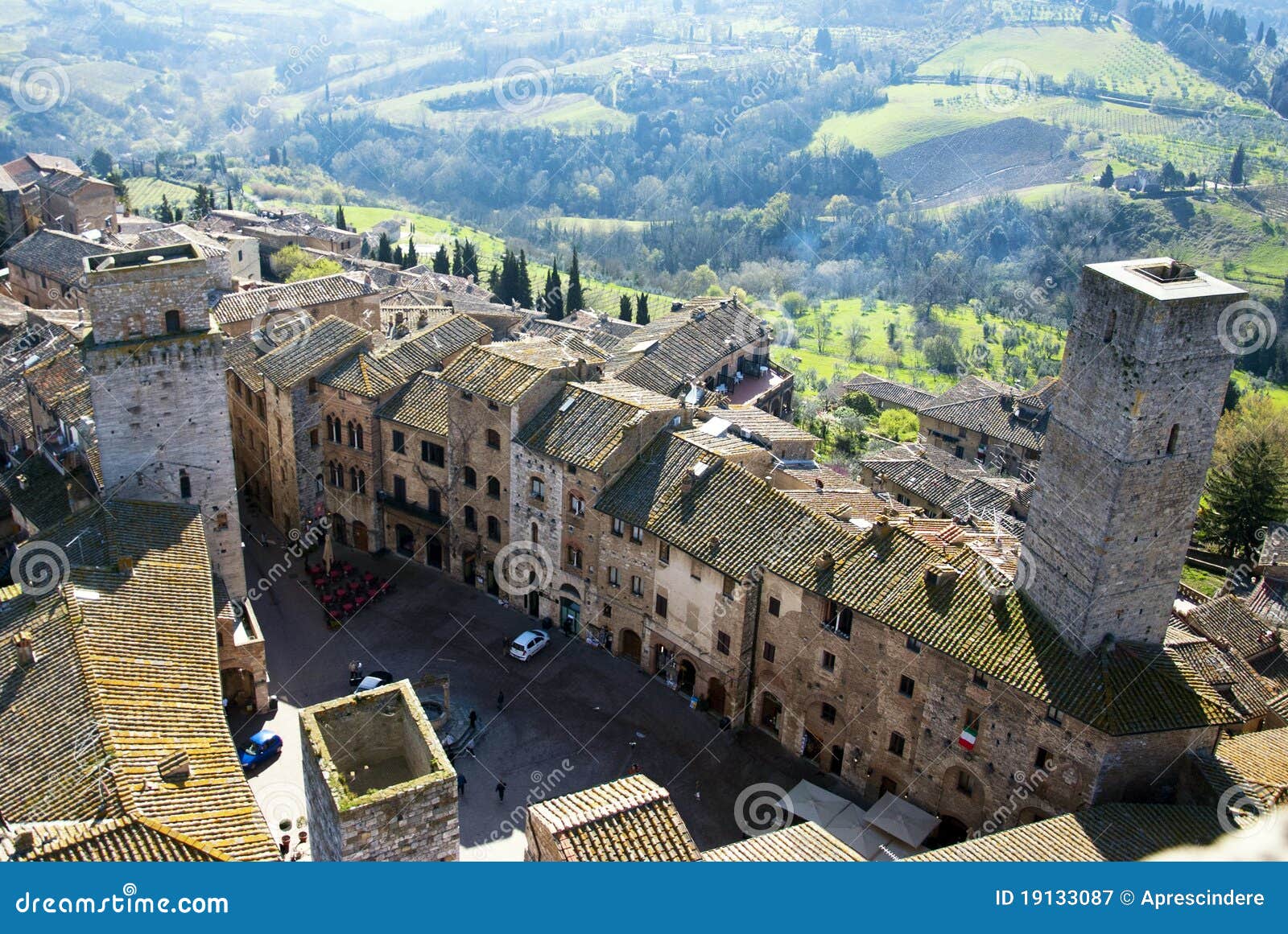 Gimignano Italy San Tuscan obraz stock. Obraz złożonej z sceniczny ...