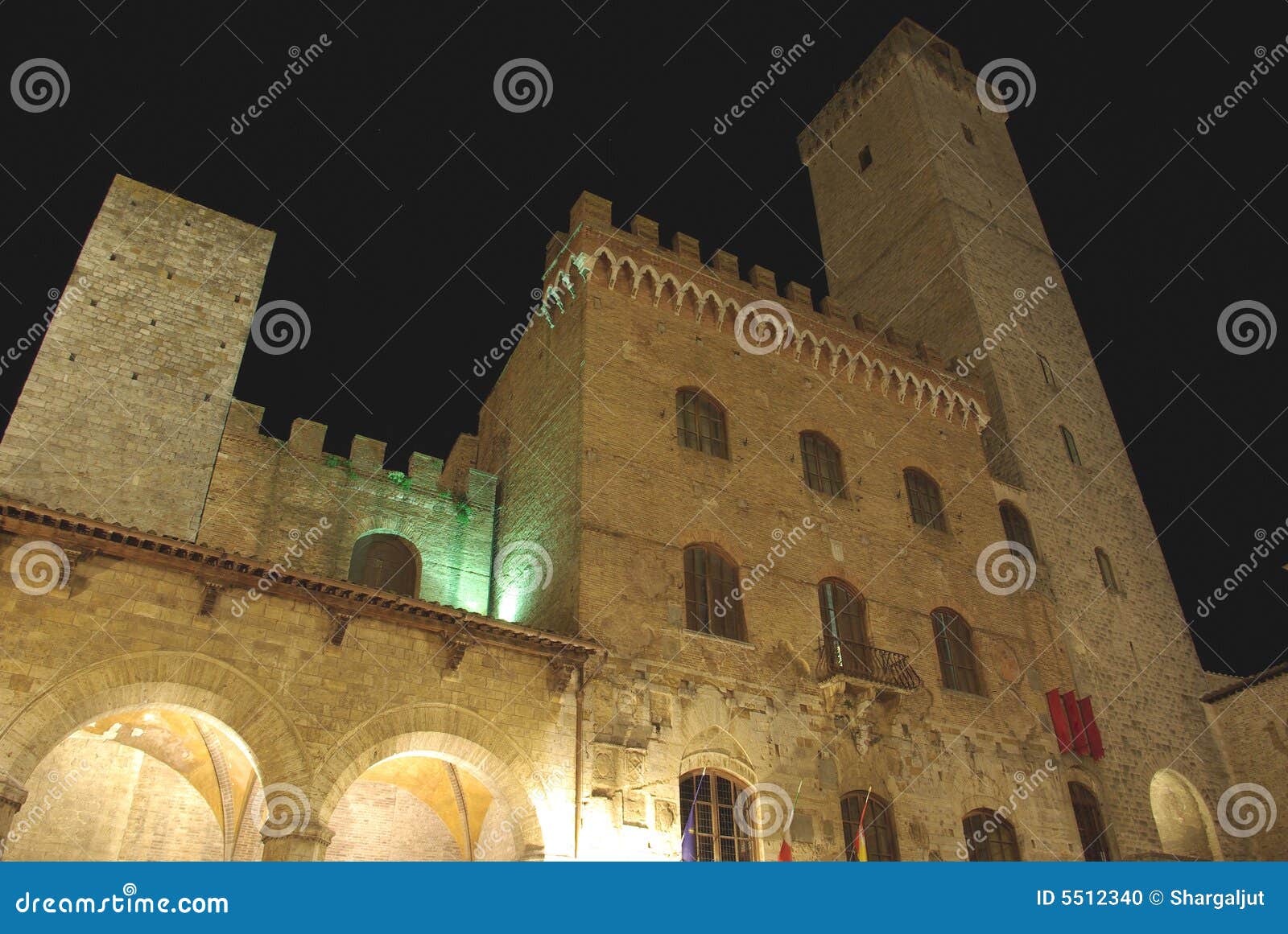 Gimignano Italy San Tuscany Arkivfoto - Bild av arkitektur, medeltida ...