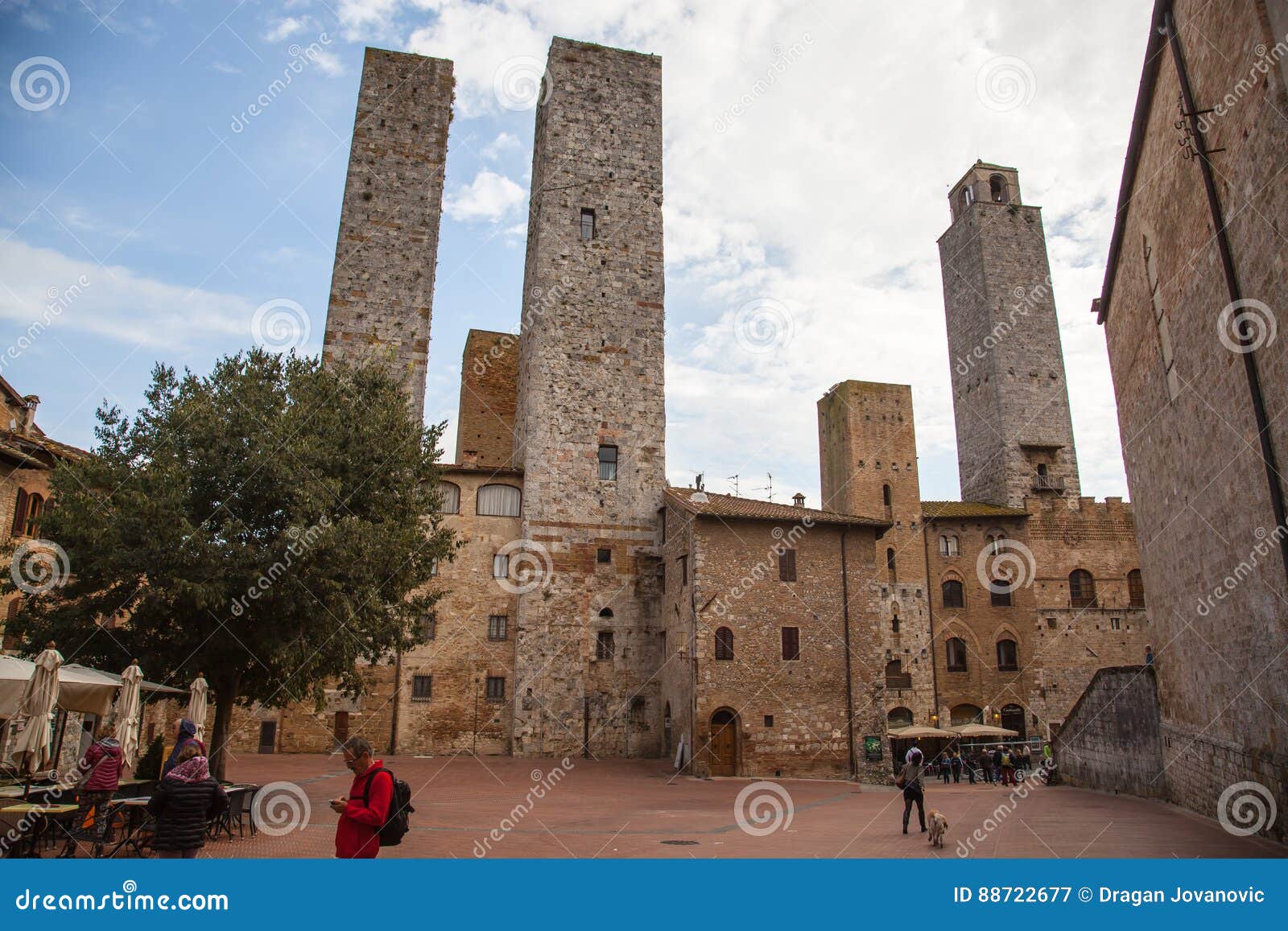 Gimignano Italy San Tuscany Redaktionell Arkivbild - Bild av ...