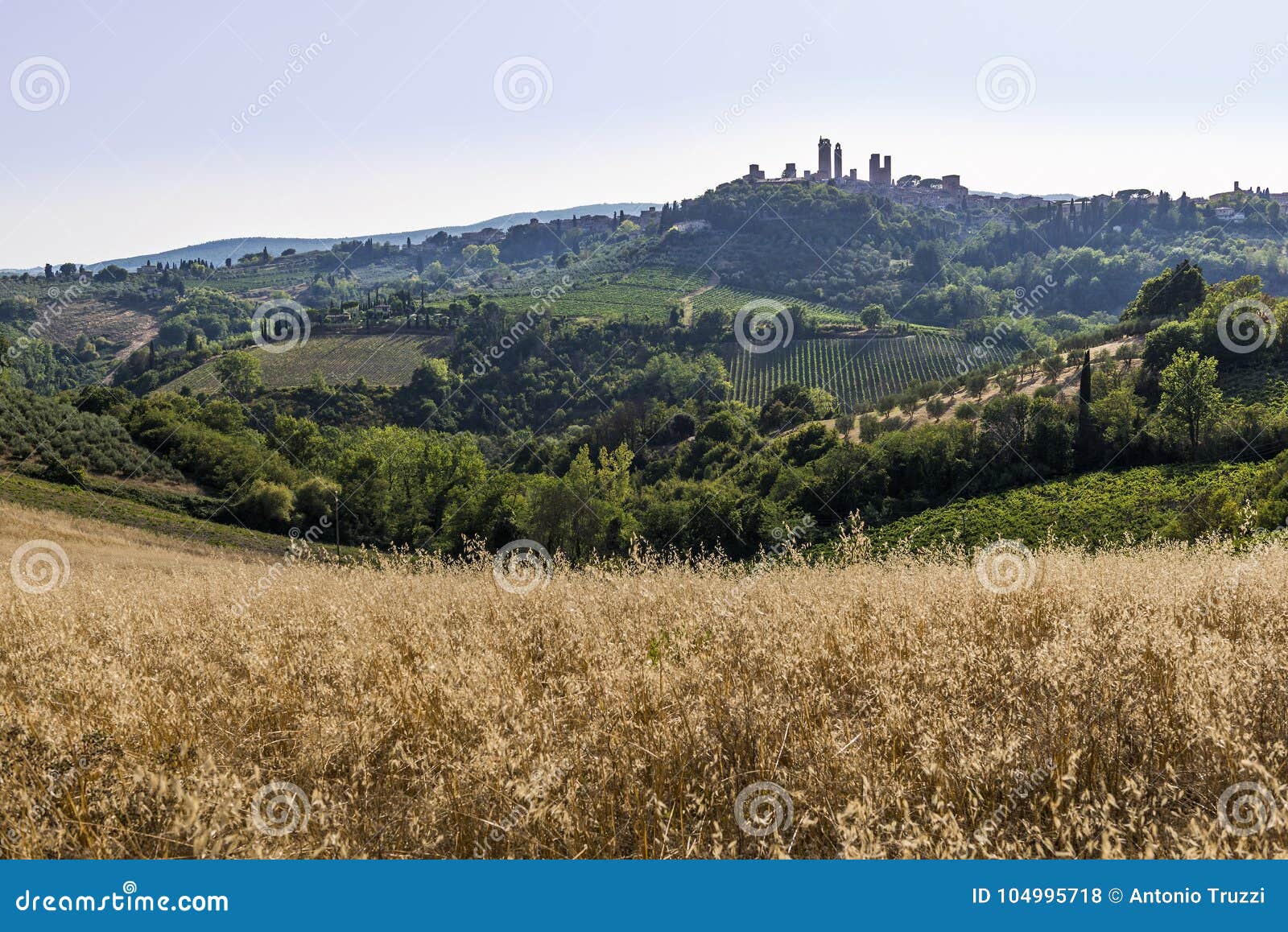 Gimignano san tuscany arkivfoto. Bild av gammalt, sanna - 104995718