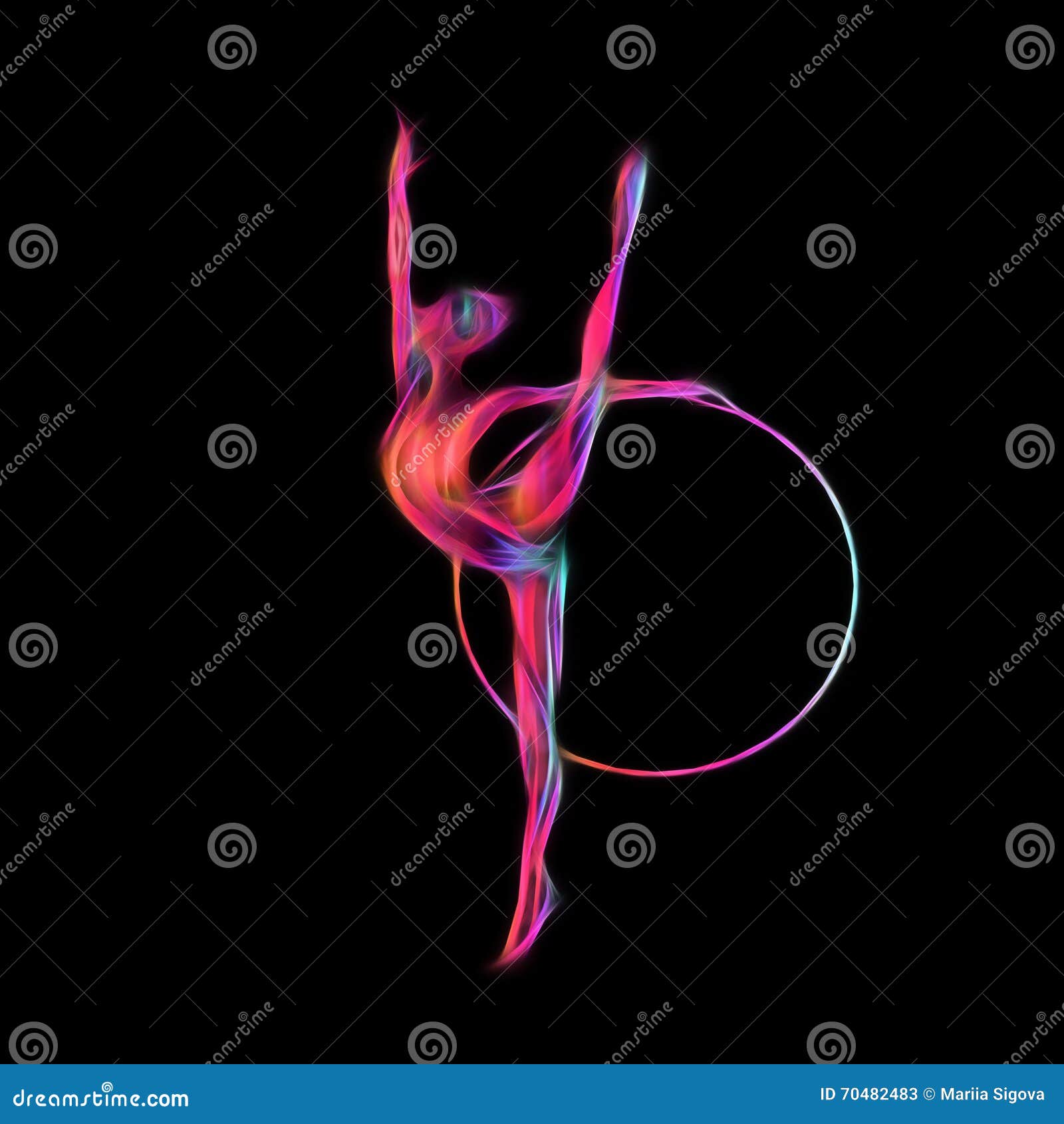 Niña De Gimnasia Rítmica Con Vector De Cinta PNG ,dibujos Flexibilidad,  Arte, Ritmica PNG y Vector para Descargar Gratis