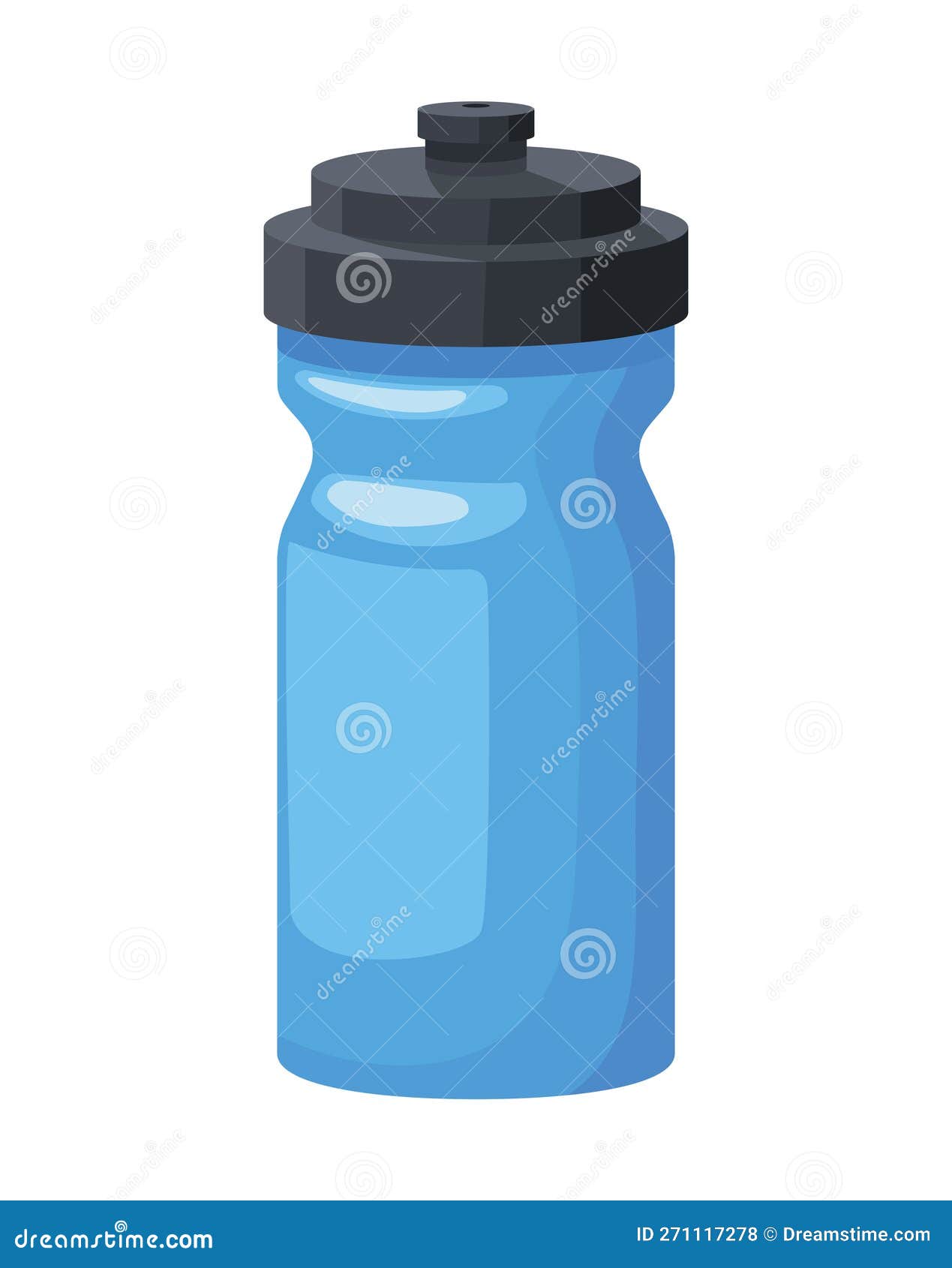 Gimnasio De Botella De Agua De Plástico Ilustración del Vector -  Ilustración de activo, vector: 271117278