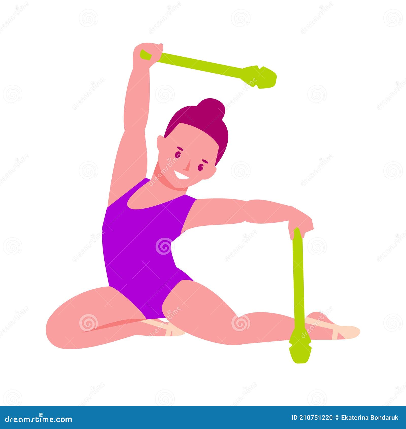 Gimnasta Rítmica Con Un Palo . Niña En Un Leotardo Gimnástico. Ilustración Vectorial En Estilo Plano De Dibujos Animados. Aislado Ilustración del Vector - Ilustración de gimnasio, elementos: 210751220 Gimnasta Rítmica Con Un Palo . Niña En Un Leotardo Gimnástico. Ilustración Vectorial En Estilo Plano De Dibujos Animados. Aislado Ilustración del Vector - Ilustración de gimnasio, elementos: 210751220