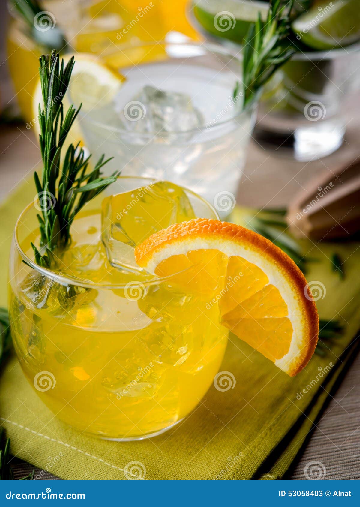 Gin cocktails stock image. Image of bubble, drink, glass 53058403
