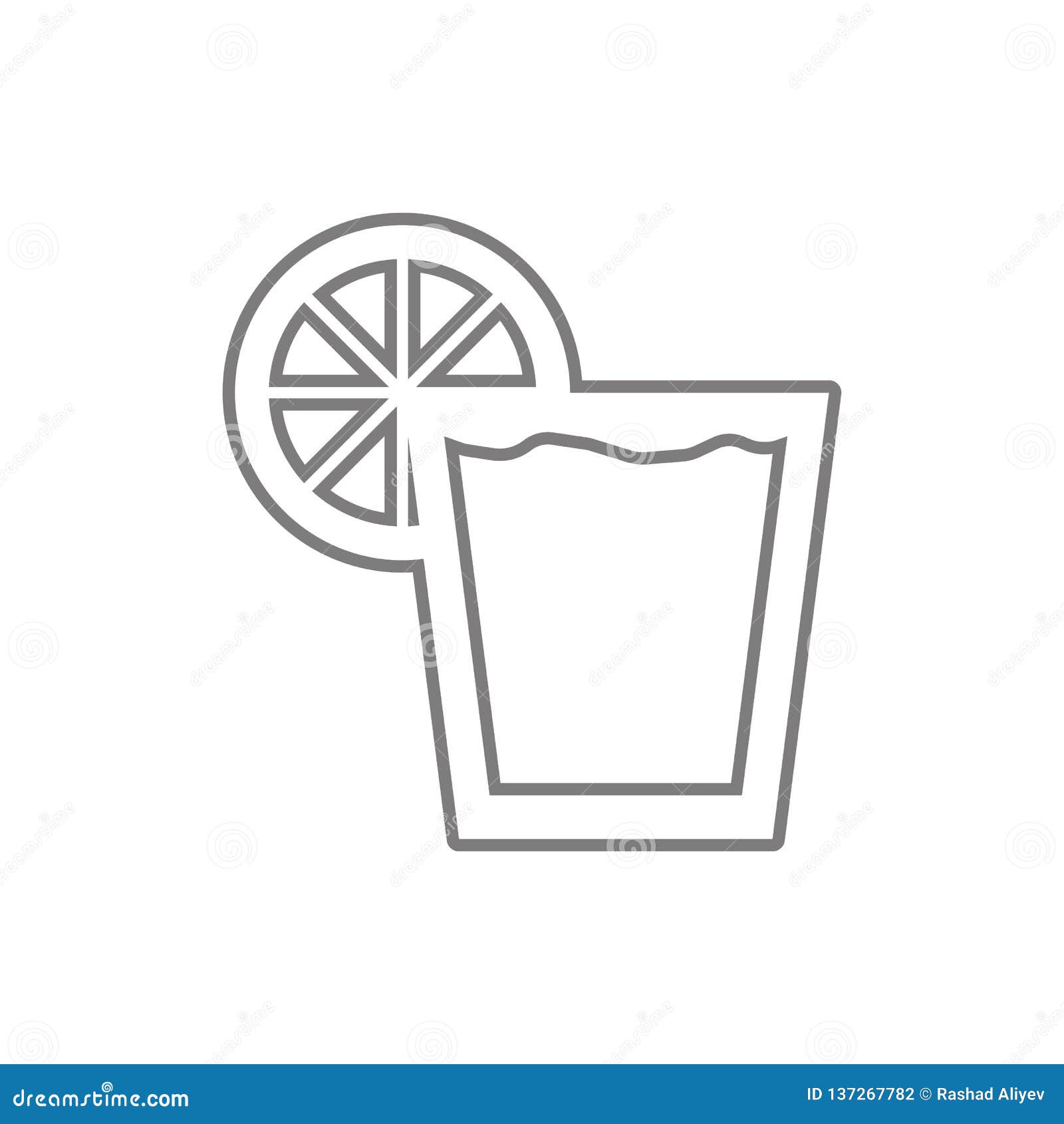 gin and tonic icon.  of cyber security for mobile concept and web apps icon. thin line icon for website  and