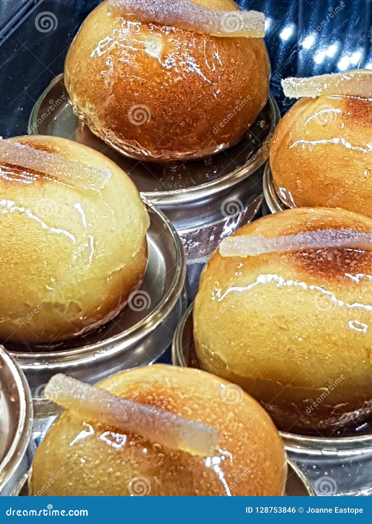 Ginger Cakes on Display in Local Bakery Stock Photo Image of meal
