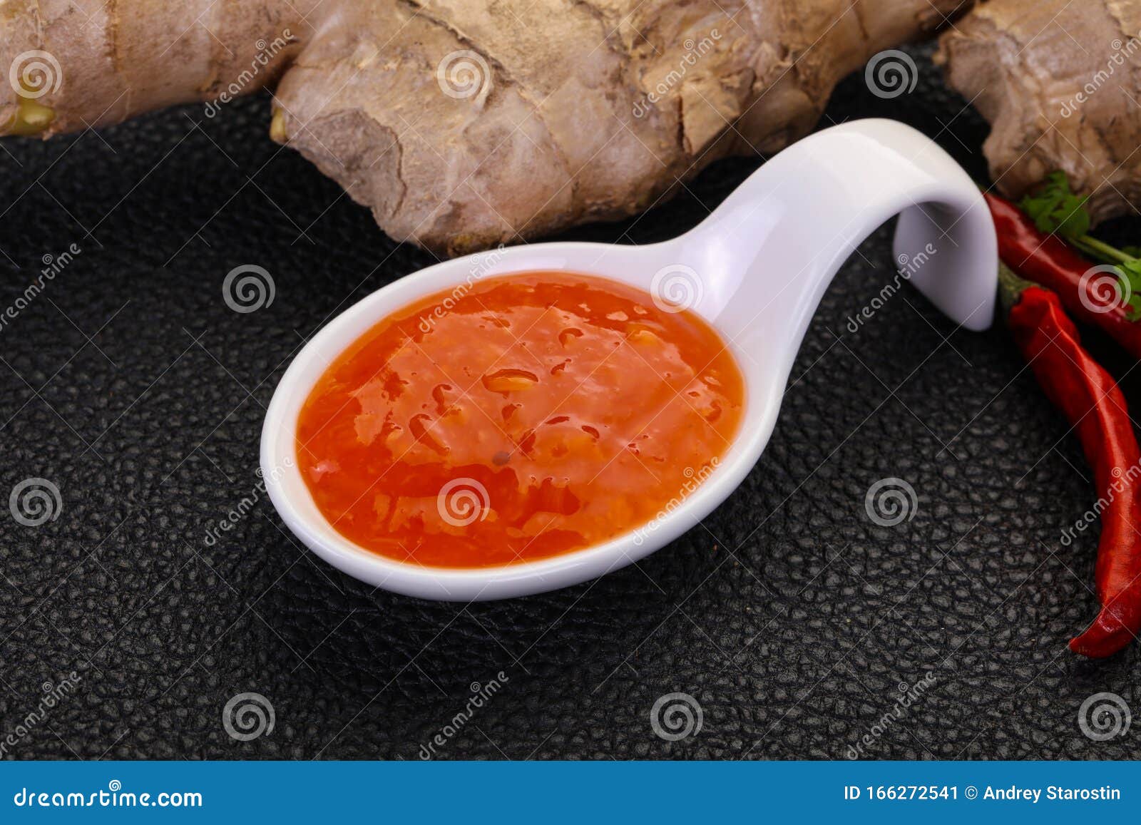 Ginger chili sauce stock image. Image of ginger, marinade 166272541