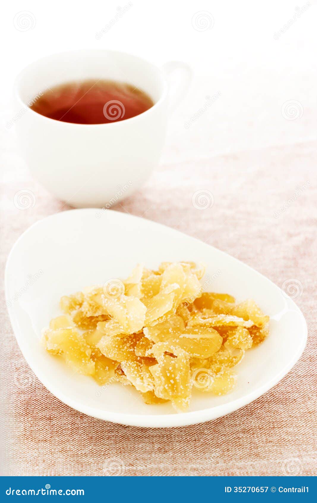 Ginger dried chips stock image. Image of plant, crystallized 35270657