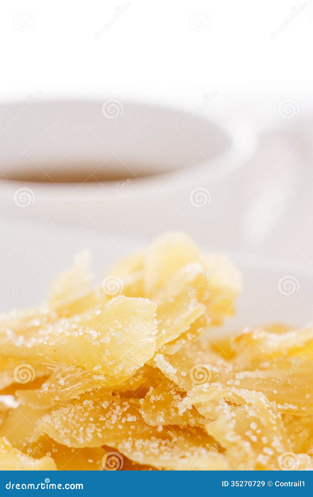 Ginger dried chips stock image. Image of dried, plant 35270729