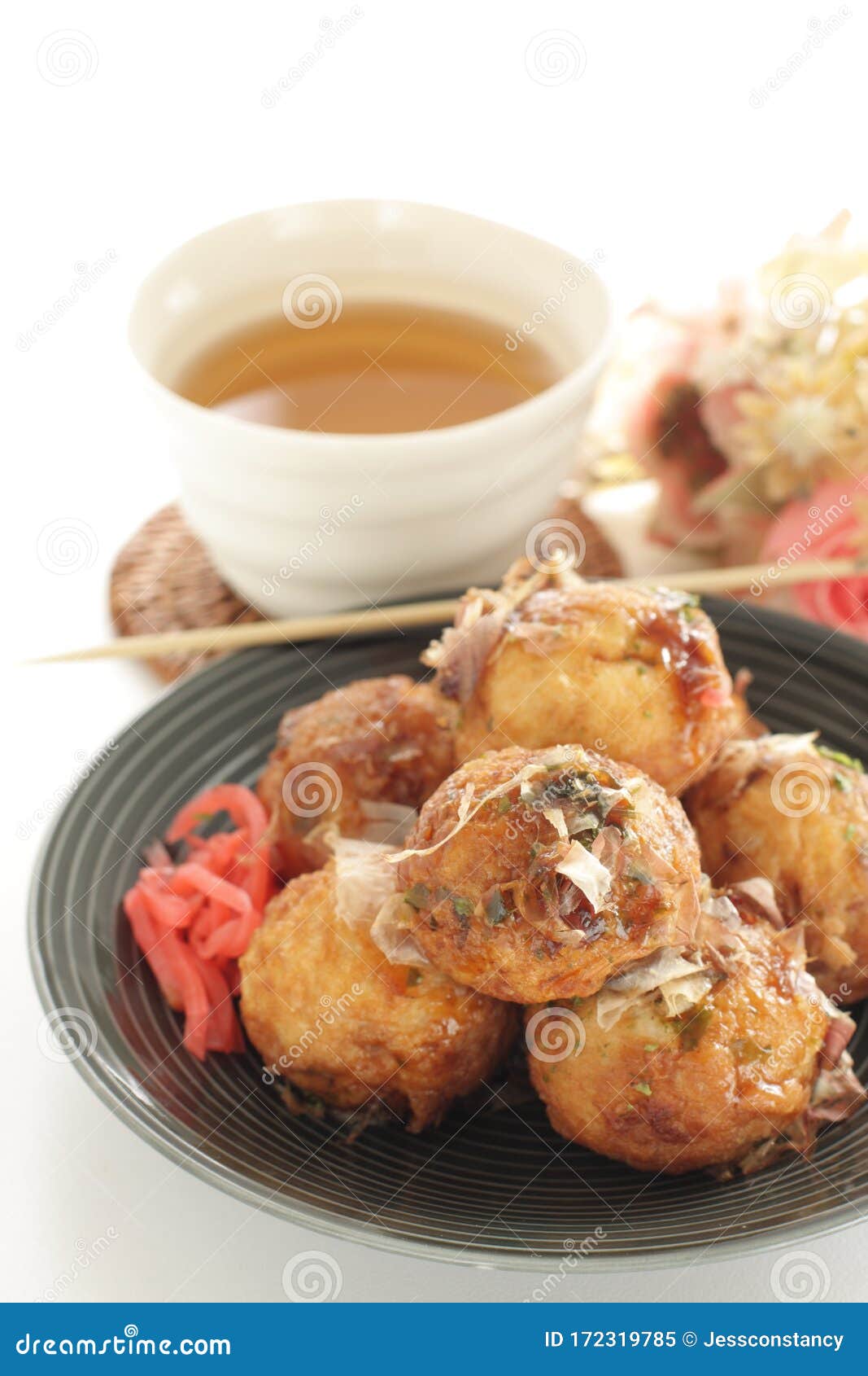 Japanese Street Food, Takoyaki Octopus Ball Stock Image - Image of