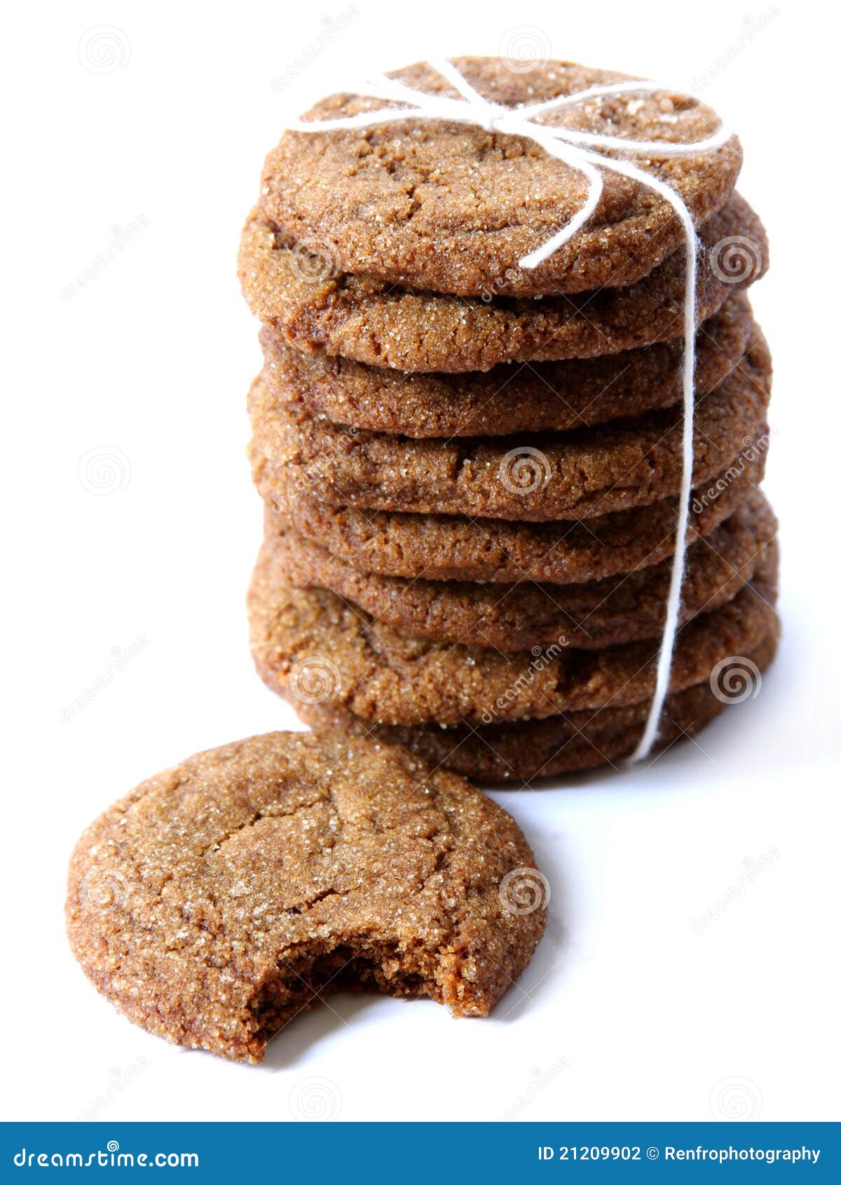ginger snaps tied with twine