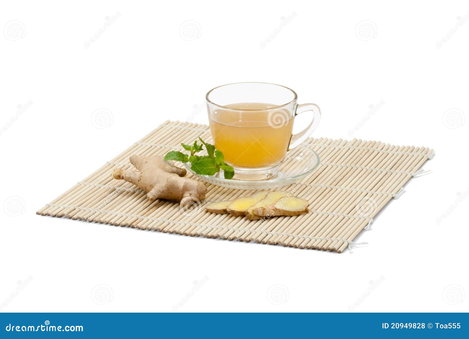 Ginger tea stock photo. Image of health, care, ginger 20949828