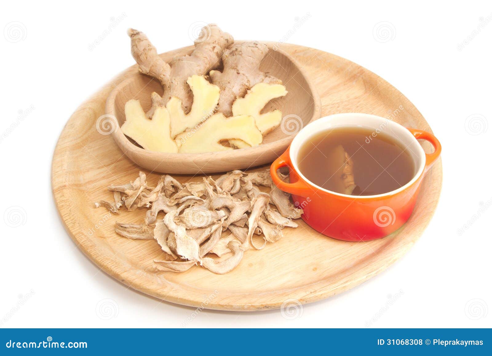 Ginger tea and ginger root stock photo. Image of drink 31068308